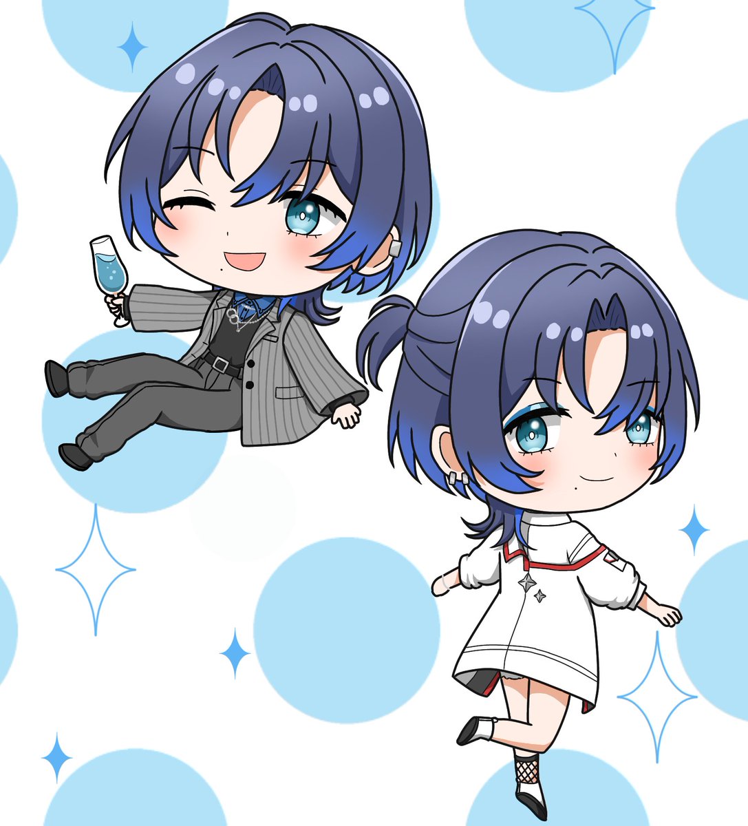 kagenokoobake's tweet photo. 青くーーん！！！これからもいつまでもずっとずっと愛してるよーー！！！💙
#火威青3周年 https://t.co/XRIHXjE4V7