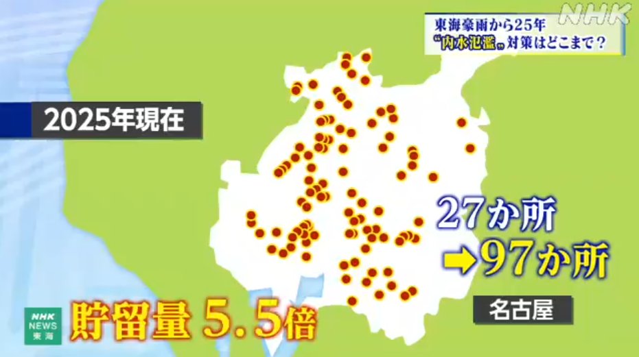 shinyahoya's tweet photo. 名古屋すげぇぇぇ

✅東海豪雨後、貯留量は5.5倍（！）に
✅全長約5キロの調整池を建設中
✅広川ポンプ所は名古屋城サイズ
✅100ミリでも床上浸水しない街を目指す

この特集を見ると名古屋の排水事情が丸分かり>>
https://t.co/cOKvlxQ1eU https://t.co/BmbhbvkPH7