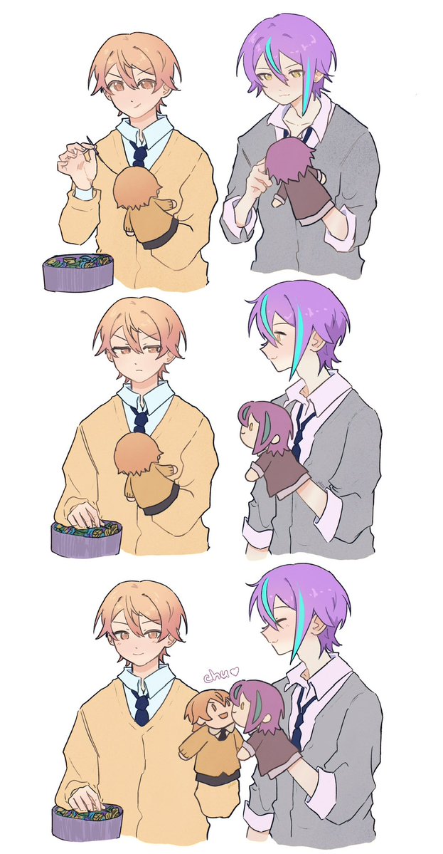 jul1zzz's tweet photo. 🎈🌟 puppets

 #prsk_FA #類司 https://t.co/yavPc9a5do