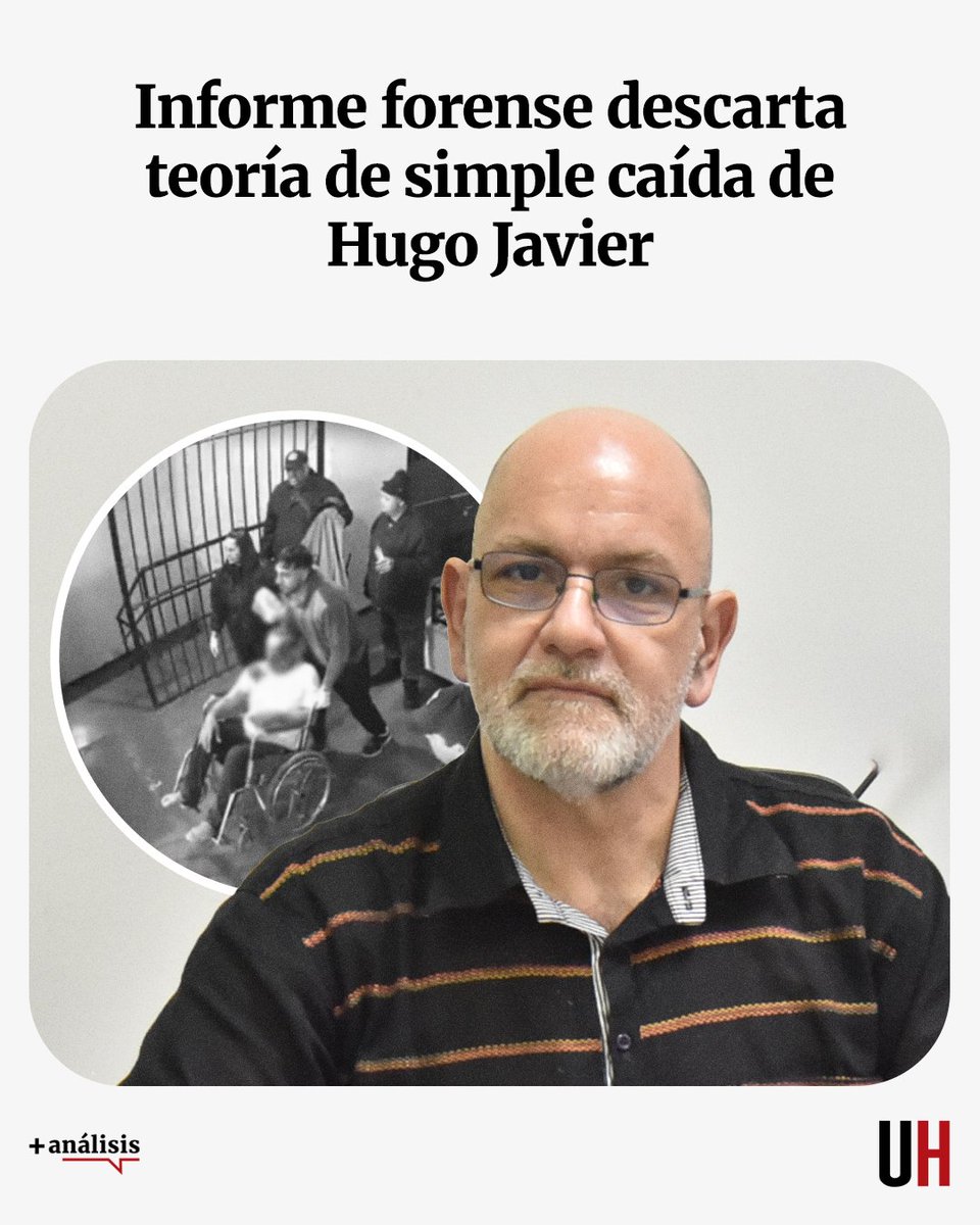 UltimaHoracom's tweet photo. El informe médico forense del doctor Pablo Lemir echó por tierra la teoría inicial del Ministerio Público de que Hugo Javier González, el ex gobernador de Central –intubado y en un coma inducido– tuvo una “caída” en el piso del baño de su celda. 

🟢 Recibí las noticias: https://t.co/YeGk9I8Xf5