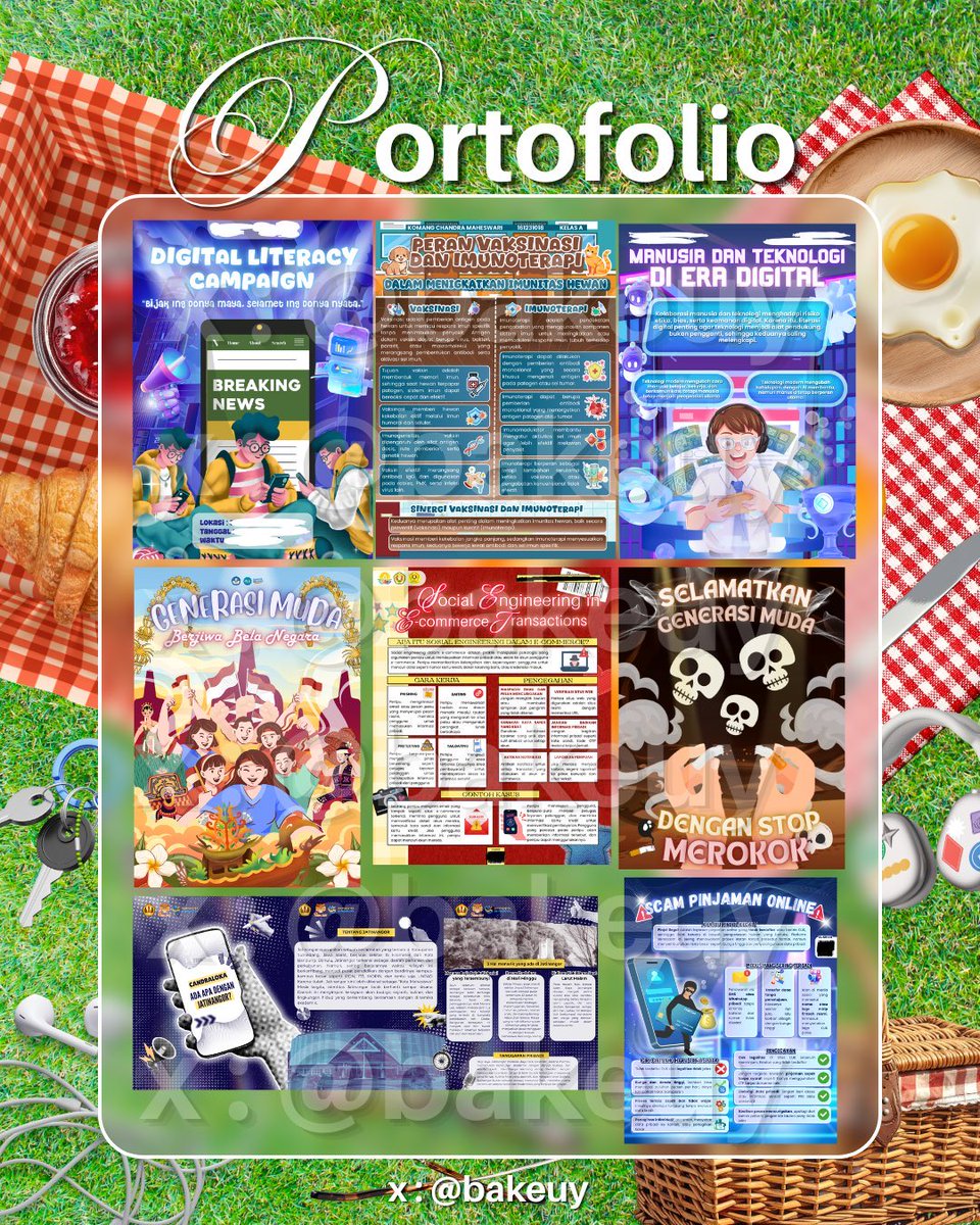hitmmel's tweet photo. ( 🌟 ) open joki desain poster, infografis, leaflet, edit pl, feed ig, banner sidang, dll start 25k ajaa. Boleh bgt buat tanya tanya duluuu

x : @bakeuy
WA : https://t.co/IxltHu9SRv

#zonauang limaaa belasss https://t.co/qkJpaypdfc