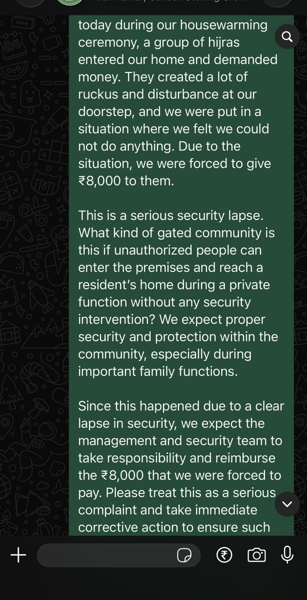 harsha_ch's tweet photo. @thesureshg @psdundigal_cyb @SajjanarVC_IPS @TelanganaDGP @TelanganaCOPs @cyberabadpolice Yes but since security didn’t handle them i posted &amp; complained in apartment group as well https://t.co/5piHccOReq