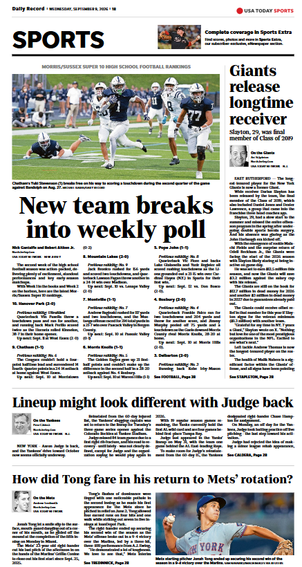 dailyrecordspts's tweet photo. Keep up with #NJFootball and all the rest of the fall sports with a subscription! https://t.co/foSK8616AS #DR @APSE_sportmedia https://t.co/SLbgxWDAyX