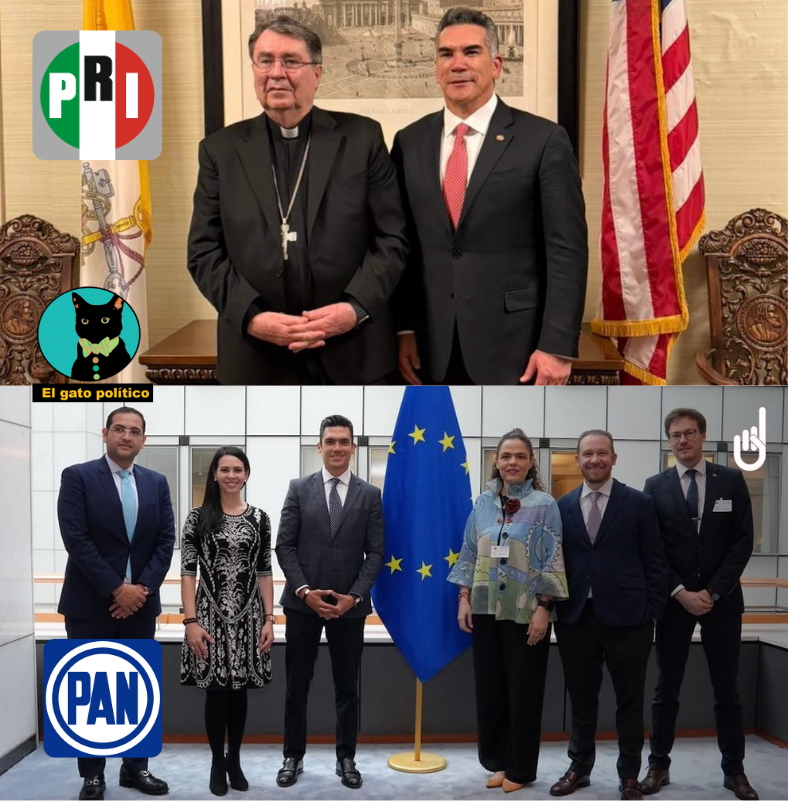 elgatopolitico_'s tweet photo. 🔴​🔴Mientras que los del PRI se van a EE.UU. a hablarles a los gringos de la "dictadura" de México, los del PAN se van a la Unión Europea a hablarles a los europeos de la "dictadura" de México.

Pero a ninguno de los dos se les ocurre hablarles a los mexicanos que están en México.

Por eso están en el basurero de la historia, por eso no ganan elecciones, por eso van a desaparecer.
#HastaAquíMiReporteJoaquín 💁‍♀️💁‍♂️