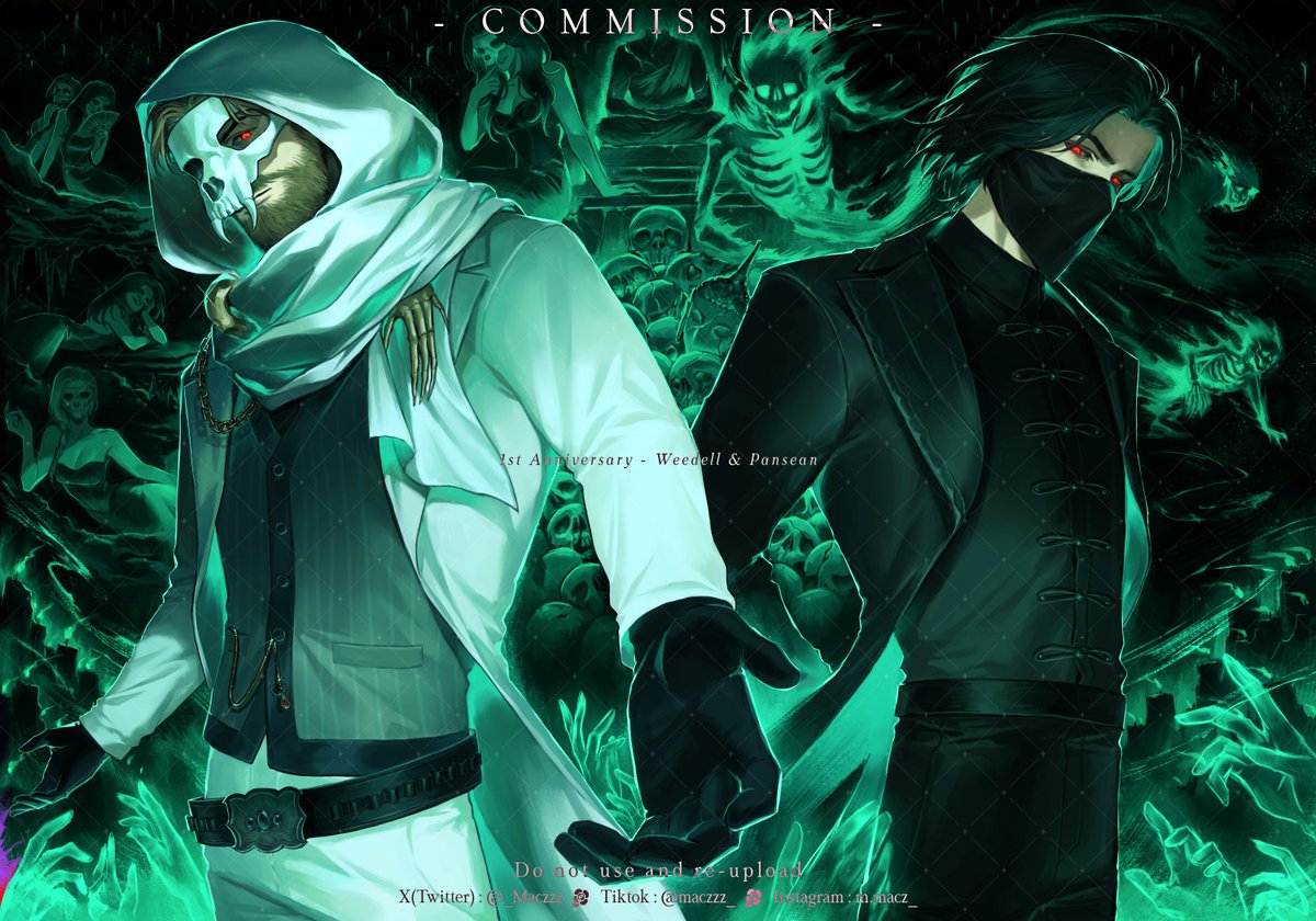 _Maczzz's tweet photo. (comms) 1st Anniversary Weedell x Pansean pt.1/3 https://t.co/UopuxYcug0