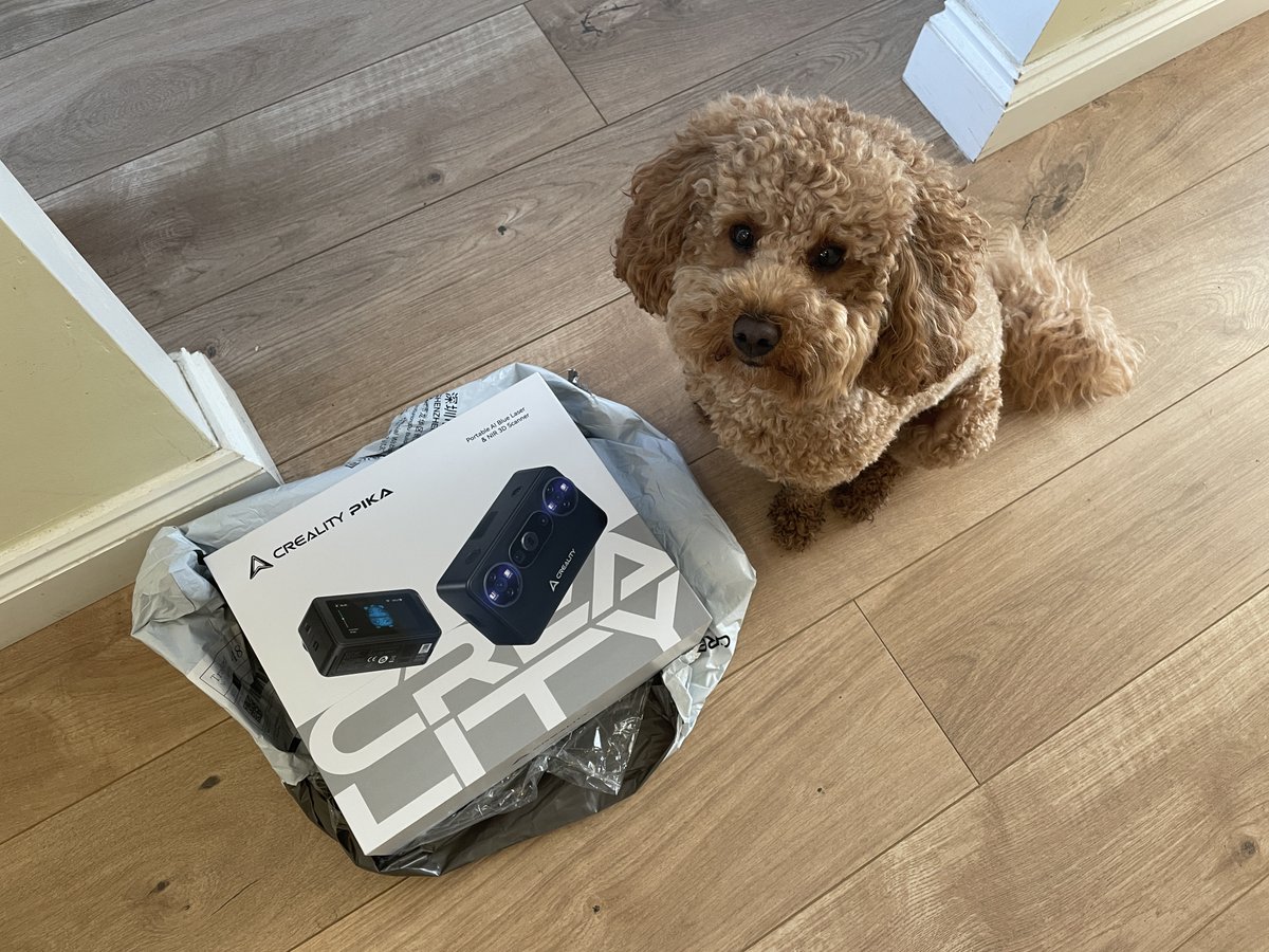 MaxFunkner's tweet photo. New scanner arrived. Teddy has already completed the initial packaging quality inspection. ๐ถโ
Creality Pika hands-on testing starts soon.
@Creality3dP #3dscanner #3dscanning https://t.co/STU9kBYIRQ