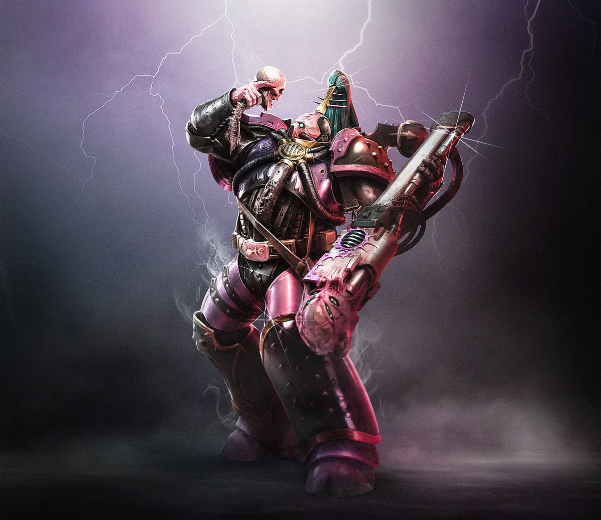 40KEternityGate's tweet photo. Noise Marine by Charles Lin
(charles lin design, charleslineart)
https://t.co/e3pZXkrLlt
#EmperorsChildren #HereticAstartes #ChaosSpaceMarines #CSM #DisciplesOfSlaanesh #Slaanesh #Chaos #WarhammerArt #Warhammer #Warhammer40K #40K https://t.co/hKRHMuWTYf