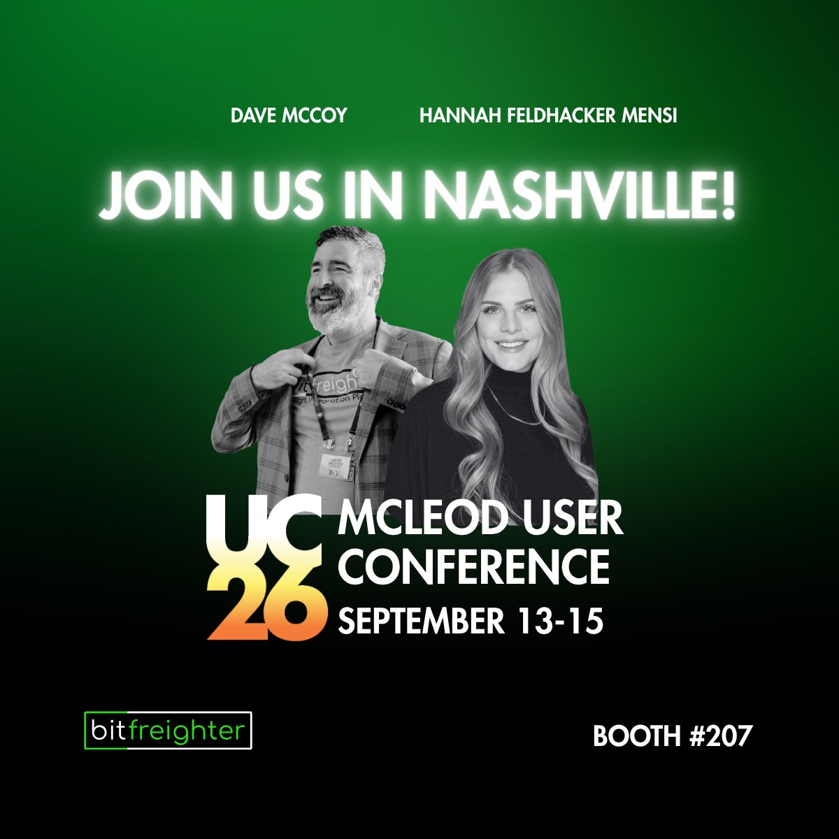 bitfreighter's tweet photo. Booth 207 is the move, pull up 🚛

#brokers #connectivity #integrations #API #EDI https://t.co/QnG1jevvmP
