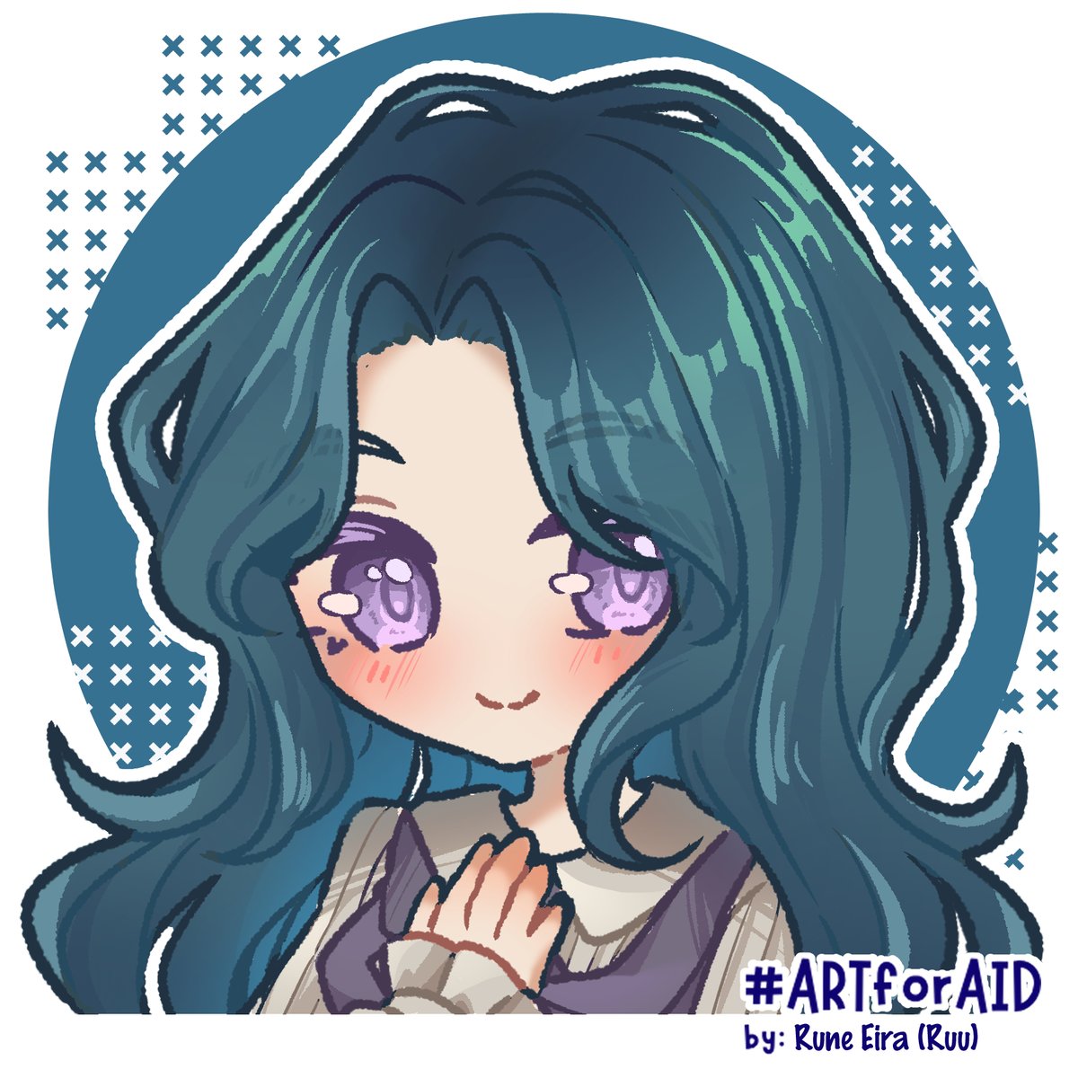 runeeira's tweet photo. Thank you everyone for your support and donation to #ARTforAID, we could not reach such number without everyone help ✨🎉

I am incredibly honored to be chosen as one of the volunteer artists for this project, and very happy to be allowed to draw for these lovely characters 💞💞 https://t.co/zzwR7XBbrx