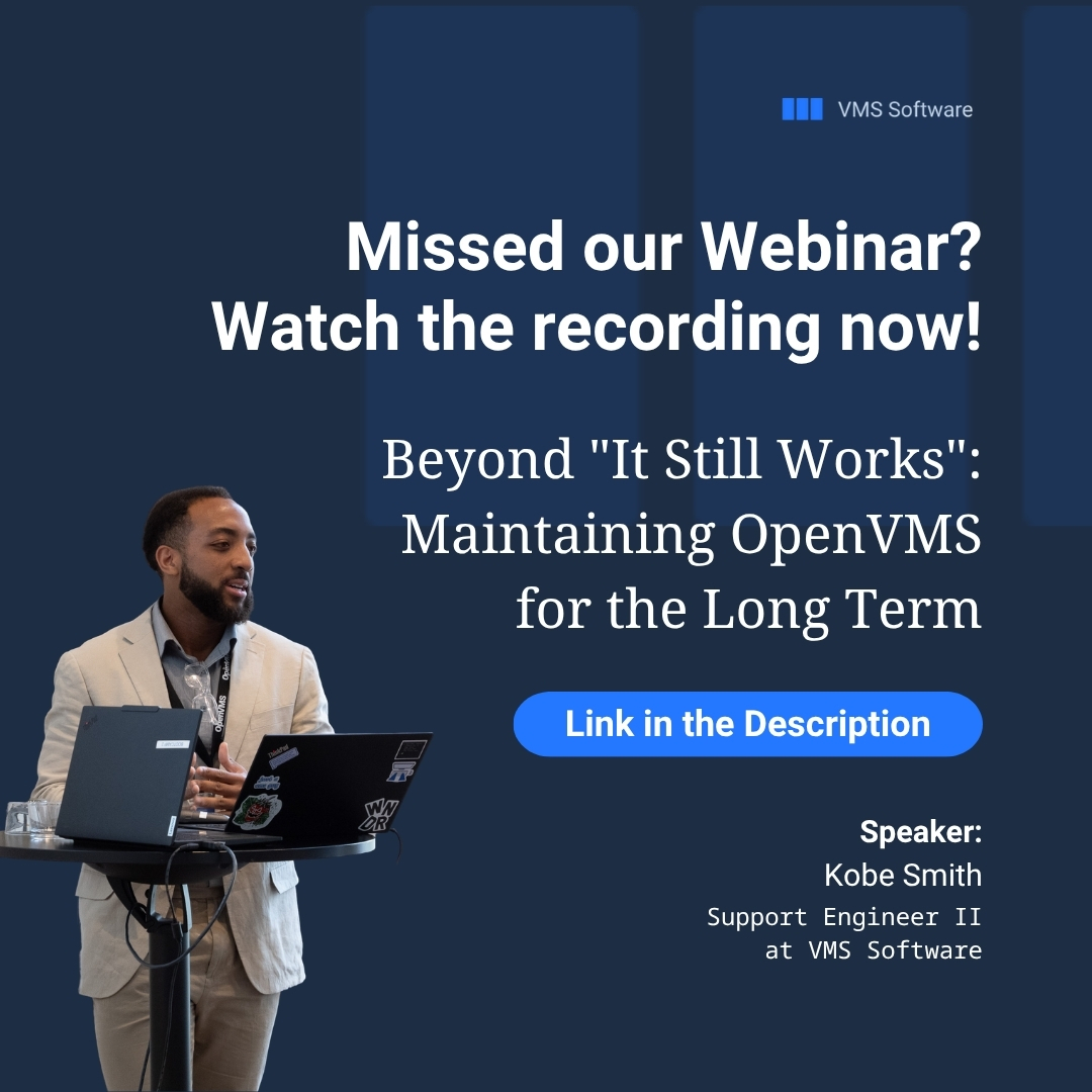 VMSSoftware tweet picture