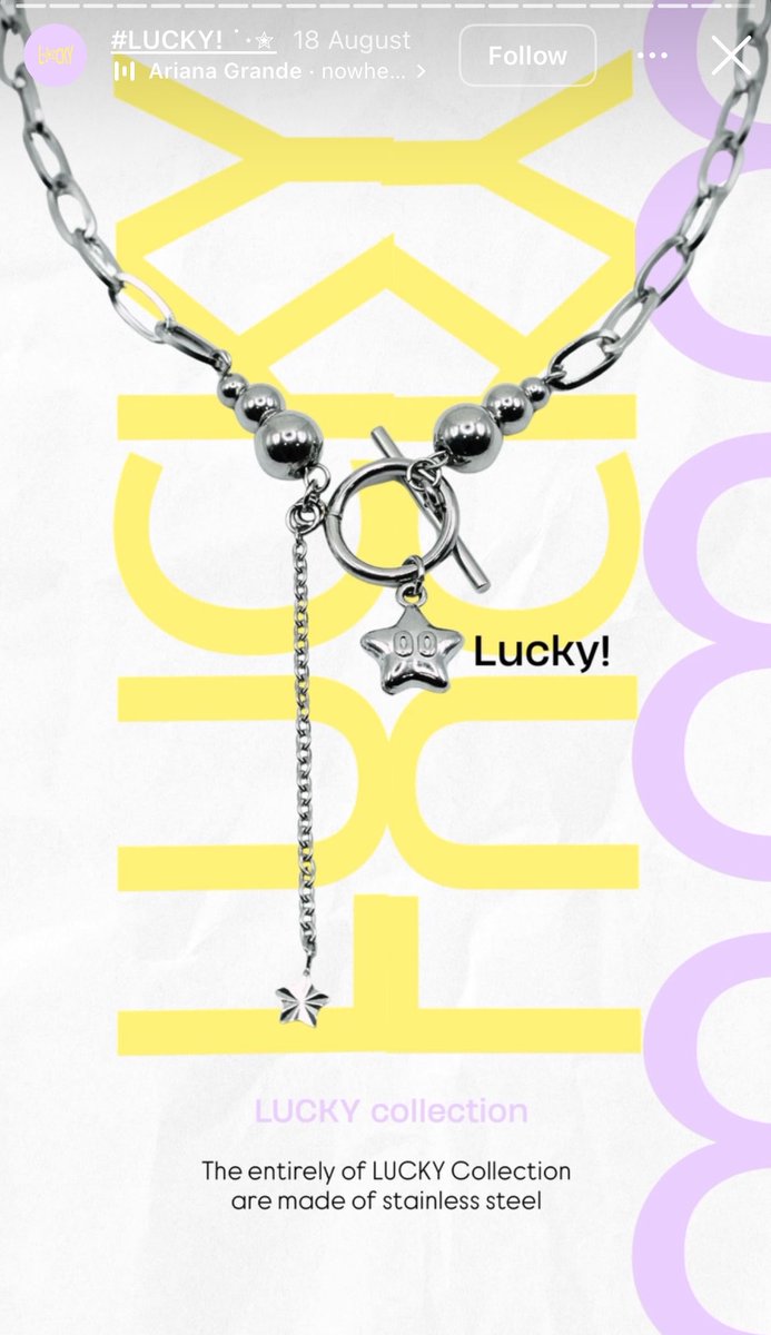 starryaou's tweet photo. came across this instagram ad it’s just a coincidence right :O https://t.co/BuZ3Odz3R7