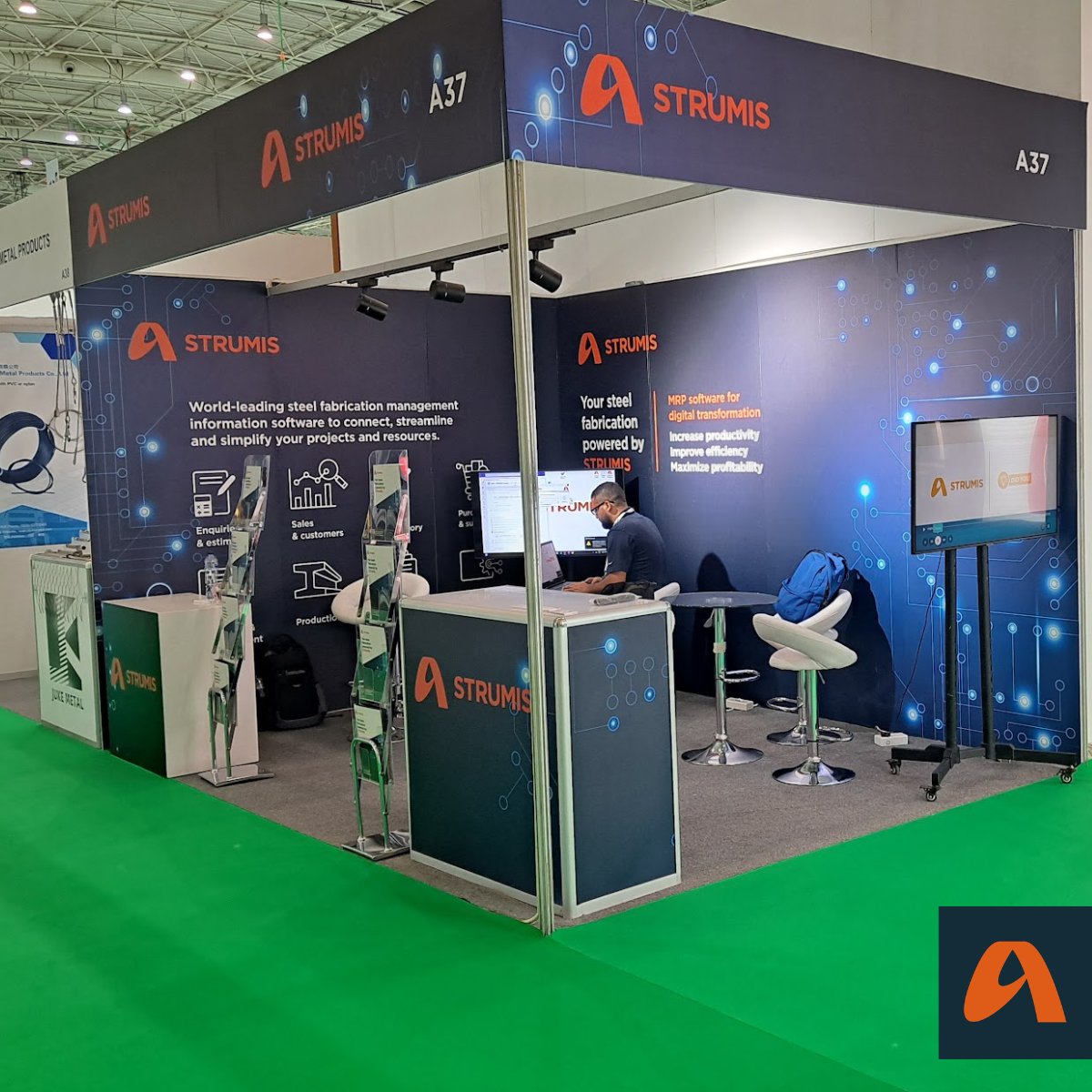 STRUMISGlobal's tweet photo. Just over a month to go until @fabexsaudi 2026!

Visit STRUMIS at Stand M20-1 in Riyadh, 11–14 October, and discover the latest in steel fabrication management software, including STRUMIS V12.

👉 Register now: https://t.co/eNbuf0cjNS

#STRUMIS #SteelFabrication https://t.co/4SuDiCp0k7