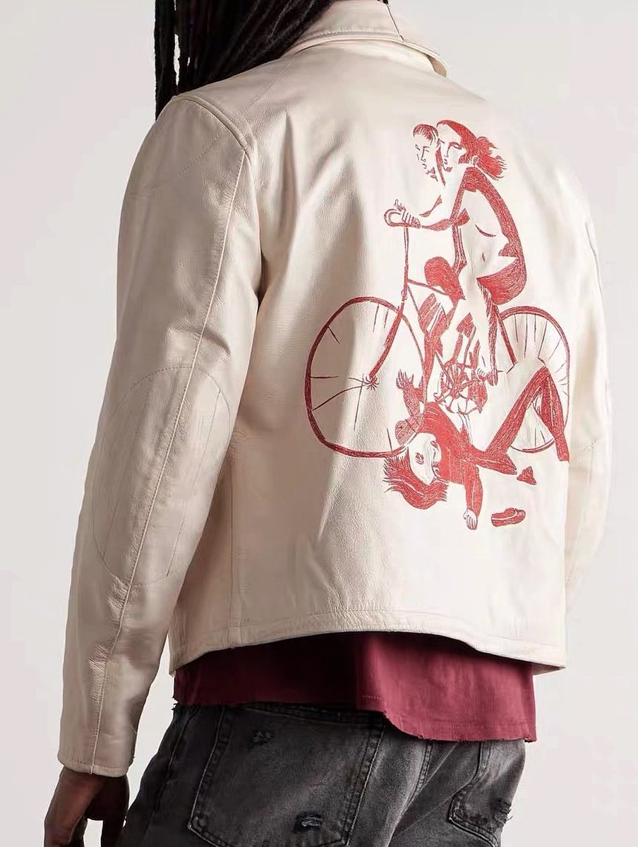 xxxibryota's tweet photo. Enfants Riches Déprimés

The Bully Tumbled Leather Jacket

なかなかファンキーなレザージャケットなことで🚲
ラオウかと思ったぜ

#GDCollection https://t.co/XxmqHW5bKW