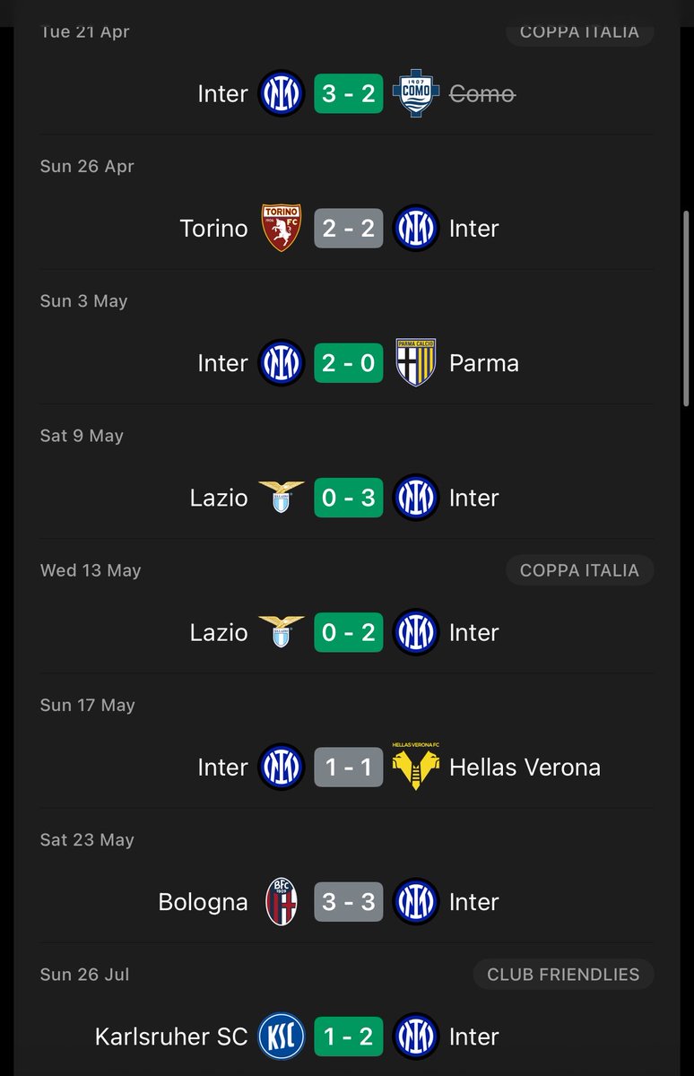 mbafraaude's tweet photo. Este Inter llevaba 20 partidos sin perder eh. No estamos tan mal. https://t.co/gFw69vdx3v
