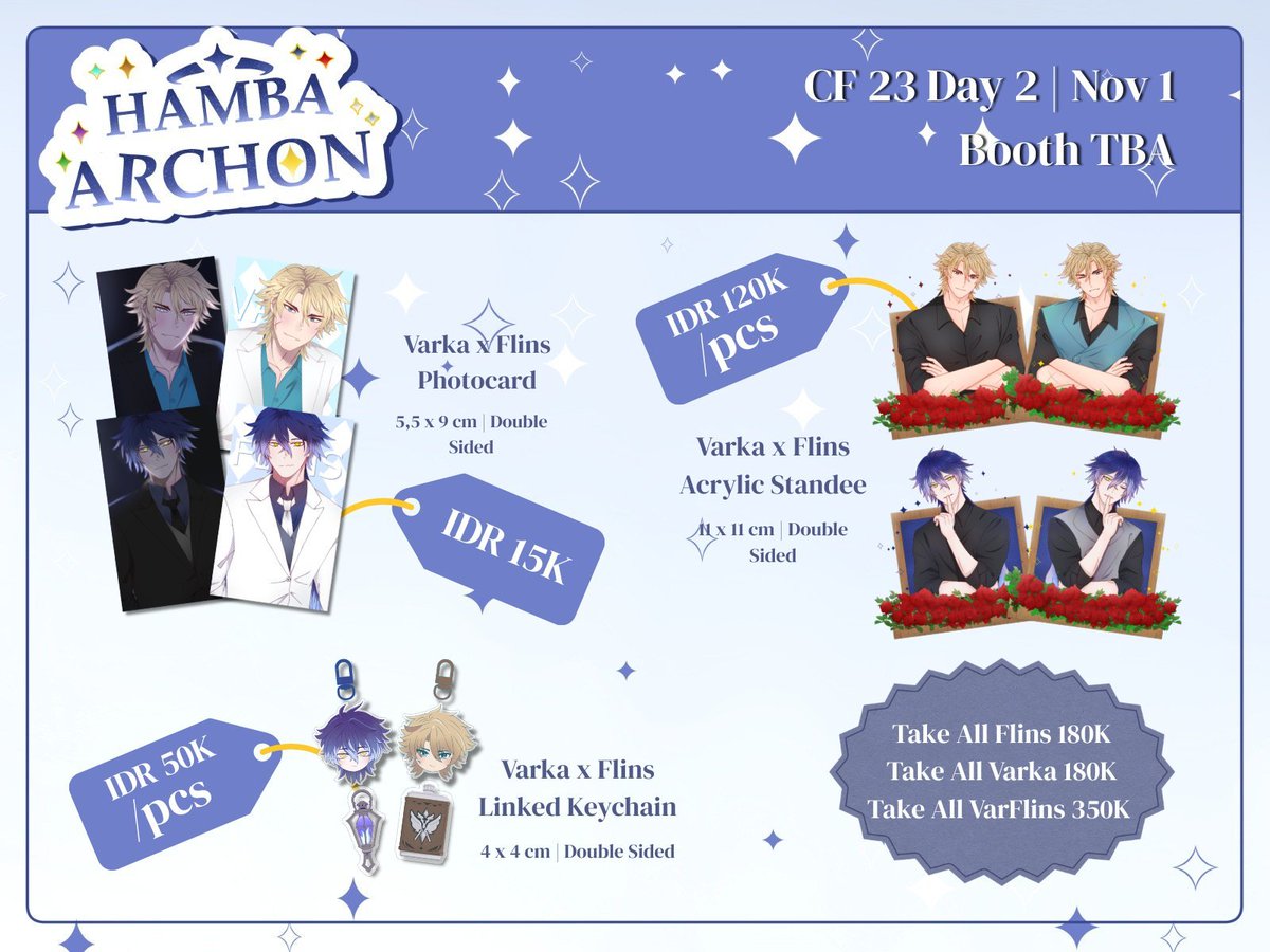 hiroyuki_meru's tweet photo. ✦ CF23 PRE-ORDER OPEN ✦

[Like &amp; RT are appreciated]

🗓 09-18 Sept
✉️ Pick up &amp; mail order
🎮 Genshin Impact, Project Sekai, Original Character

🔗 Form below! 

#CF23 #comifuro23 #comifuro23catalogue https://t.co/XMn2W8vvT1