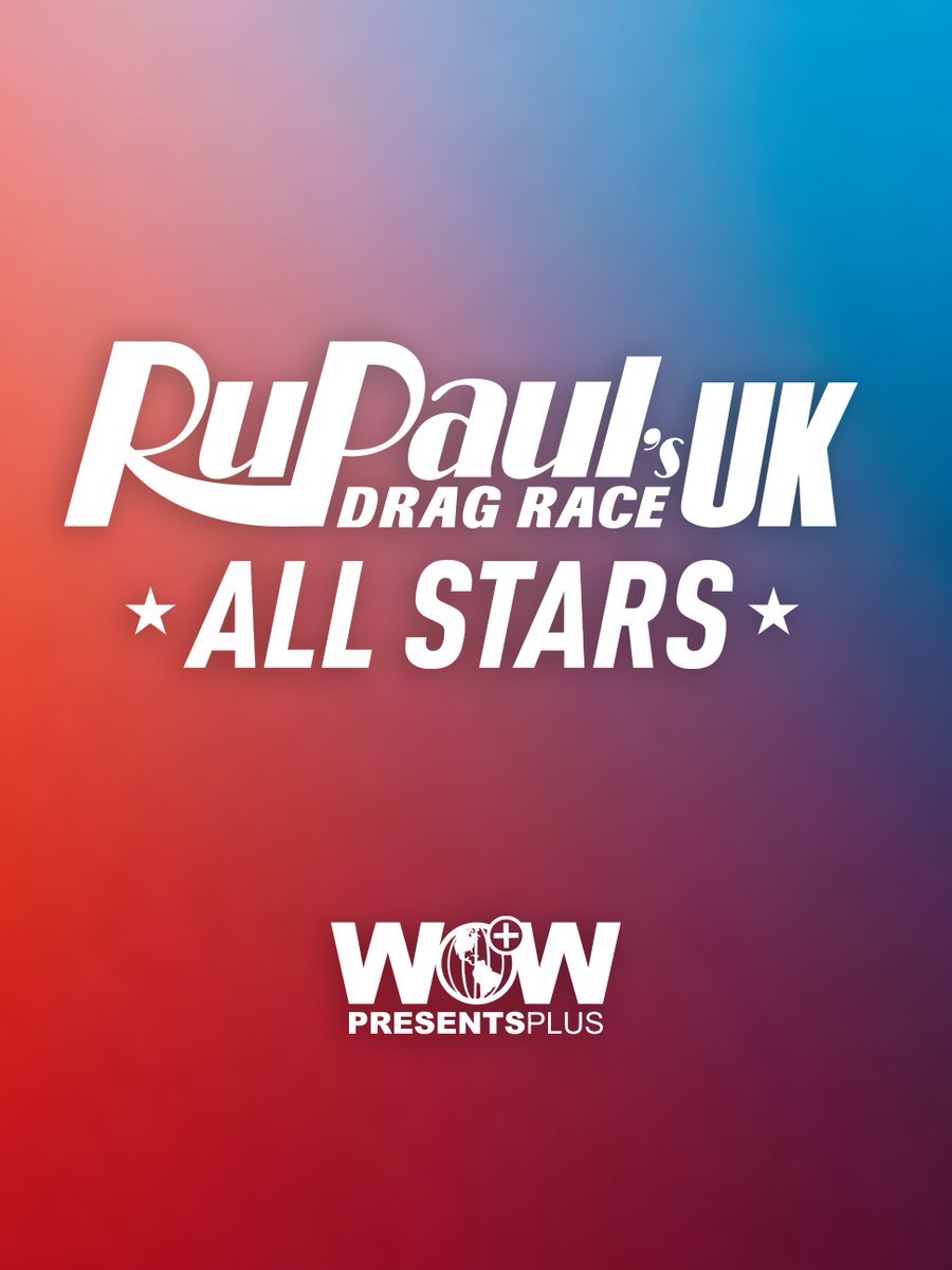 wowpresentsplus's tweet photo. A NEW ERA of RuPaul’s Drag Race UK is on the way! 🇬🇧

⭐️ #DragRaceUK All Stars premieres in Autumn 2027 EXCLUSIVELY on WOW Presents Plus worldwide! 

Follow @wowpresentsplus for news on RuPaul’s Drag Race UK All Stars and all things #DragRace! https://t.co/nfwVepmvKn https://t.co/3O2ofQykxg