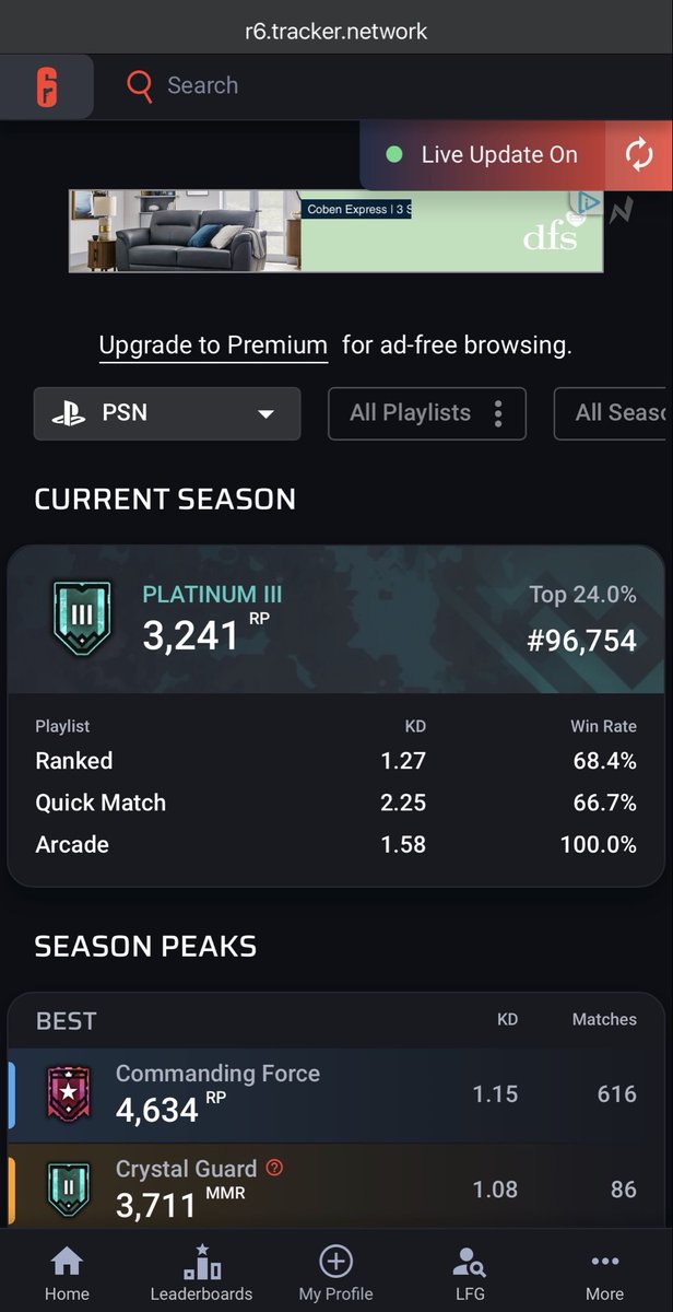 sam17howgate's tweet photo. @UbisoftSupport @Rainbow6Game tell me, I’m currently playing in gold lobbies in ranked whilst stacked with a platinum player, tell me how we are getting placed against diamonds/champ players btw one was smurfing? https://t.co/1x01zxuKCC