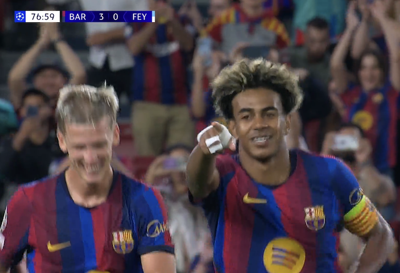 TouchlineX's tweet photo. 4-0 FC Barcelona.

GOOOOOOOOOOAAAAAAAAAAAAAALLLLLLLLLL LAMINE YAMAL FREE KICK !!!!!!!!!!!!!!!!!!!!!!!!!!!!!!!!!!!!!!!!! LAMINE YAMAL WOW THAT IS MESSI-ESQUE !!!!!!!!!!!!!!!!!!!!!!!!!!!!!!!!!!!!! GOAL GOAL GOAL GOAL GOAL LAMINE YAMAL !!!!!!!!!!!!!!!!!!!!!!!!!!!! 🇪🇸💫🇪🇸💫🇪🇸💫🇪🇸💫 https://t.co/nkeZLvk2Rr