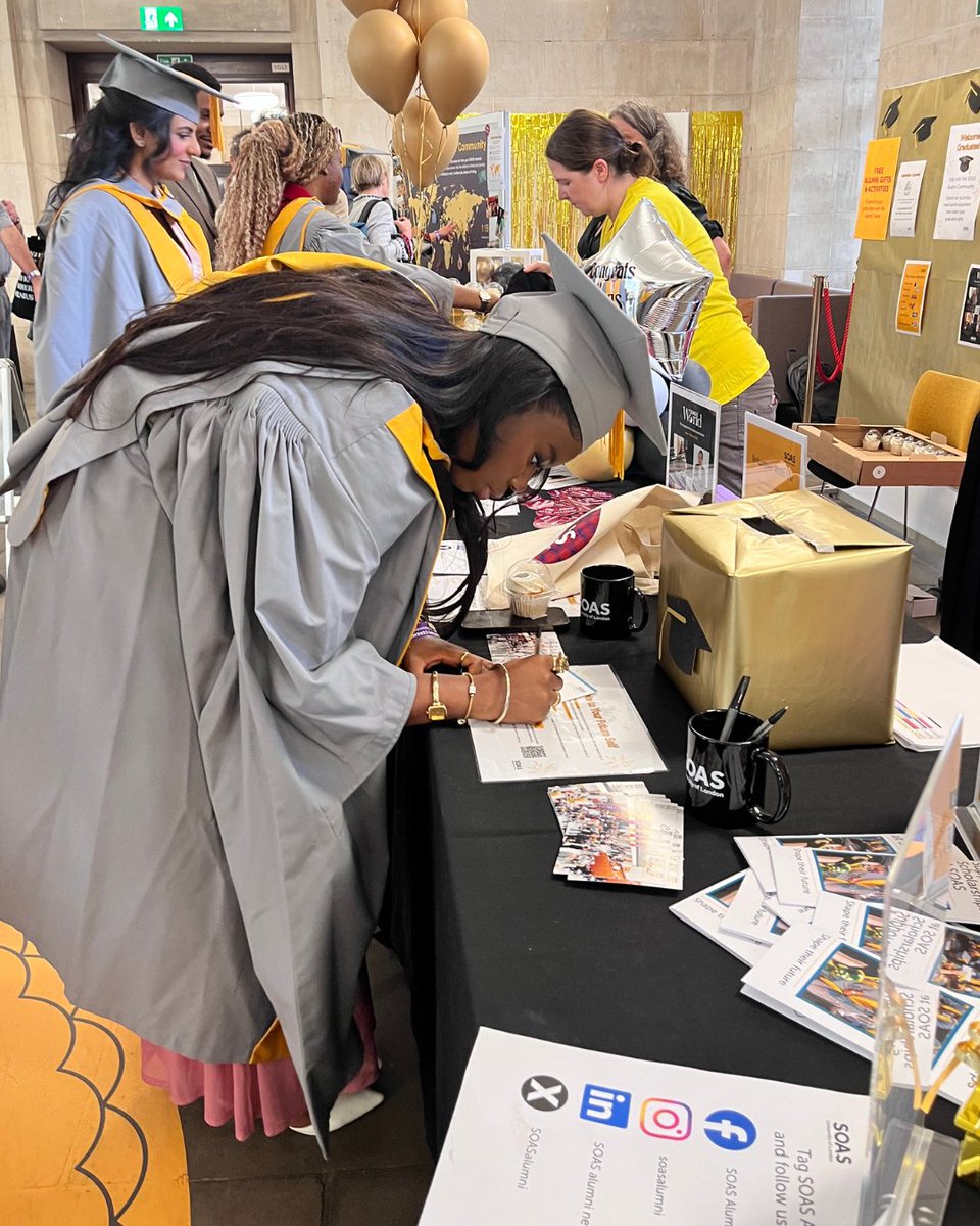 SOASalumni's tweet photo. Some great shots from Graduation Week!

We are loving meeting the class of 2026 and celebrating this special milestone as they join the SOAS alumni community.

#ClassOf2026 #GraduationWeek https://t.co/nTfg3s00RK