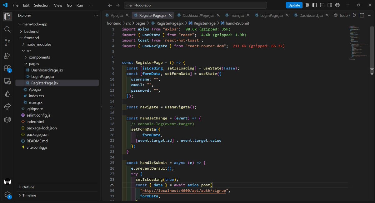 suleimandotdev's tweet photo. Day97
Not done that much today
> Still Confused Frontend, Trying to better
> Done signup/signin

Just showing Up Every Day.
#200DaysChallenge #LearningInPublic #BuildingInPublic #Day97
https://t.co/a1dUW4rRiL https://t.co/0tk0NX2YXm