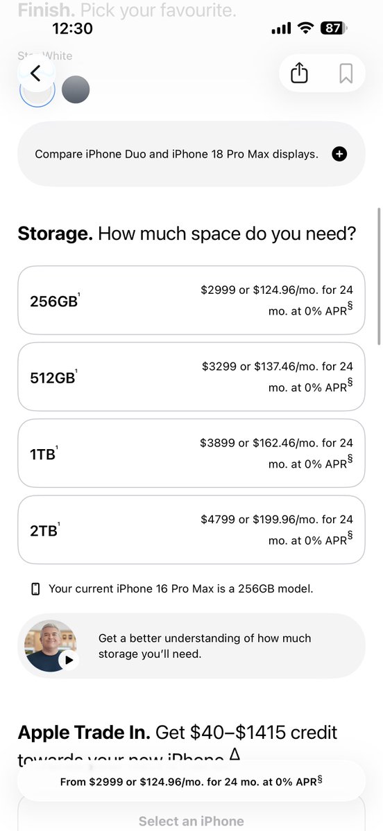 NoUserEXE's tweet photo. iPhone duo prices in Canada lol https://t.co/dG5k7HBOQm