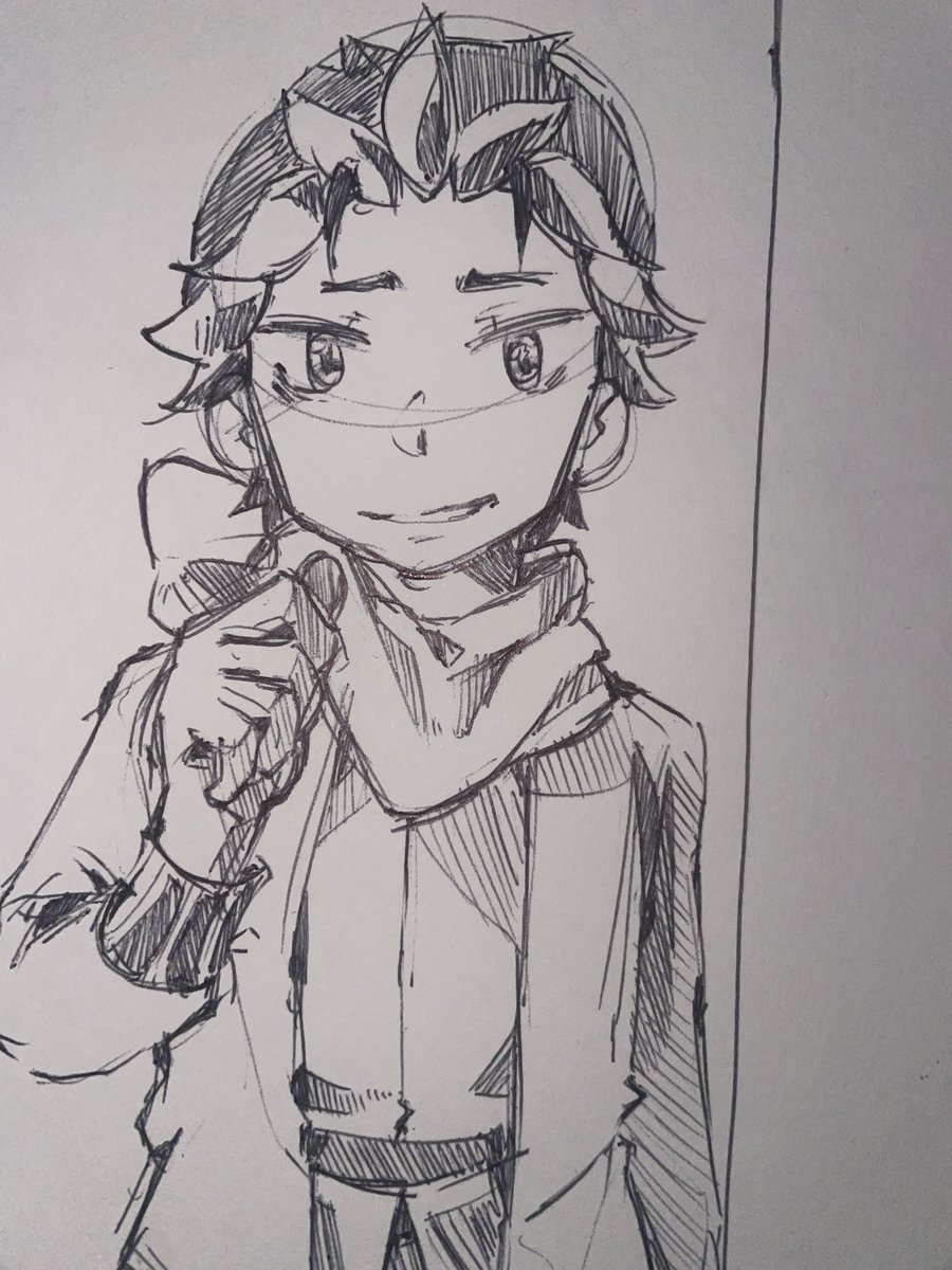Sieglegixu's tweet photo. A sketch of an amazing guy https://t.co/MLrnoQuDmD