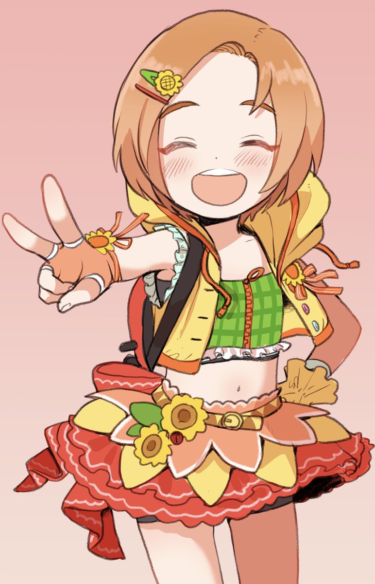 hamushima55's tweet photo. 何年か前の絵🍑最後のSSRの絵をずっと描きたかったから描けてよかった https://t.co/FsgNgIWizg