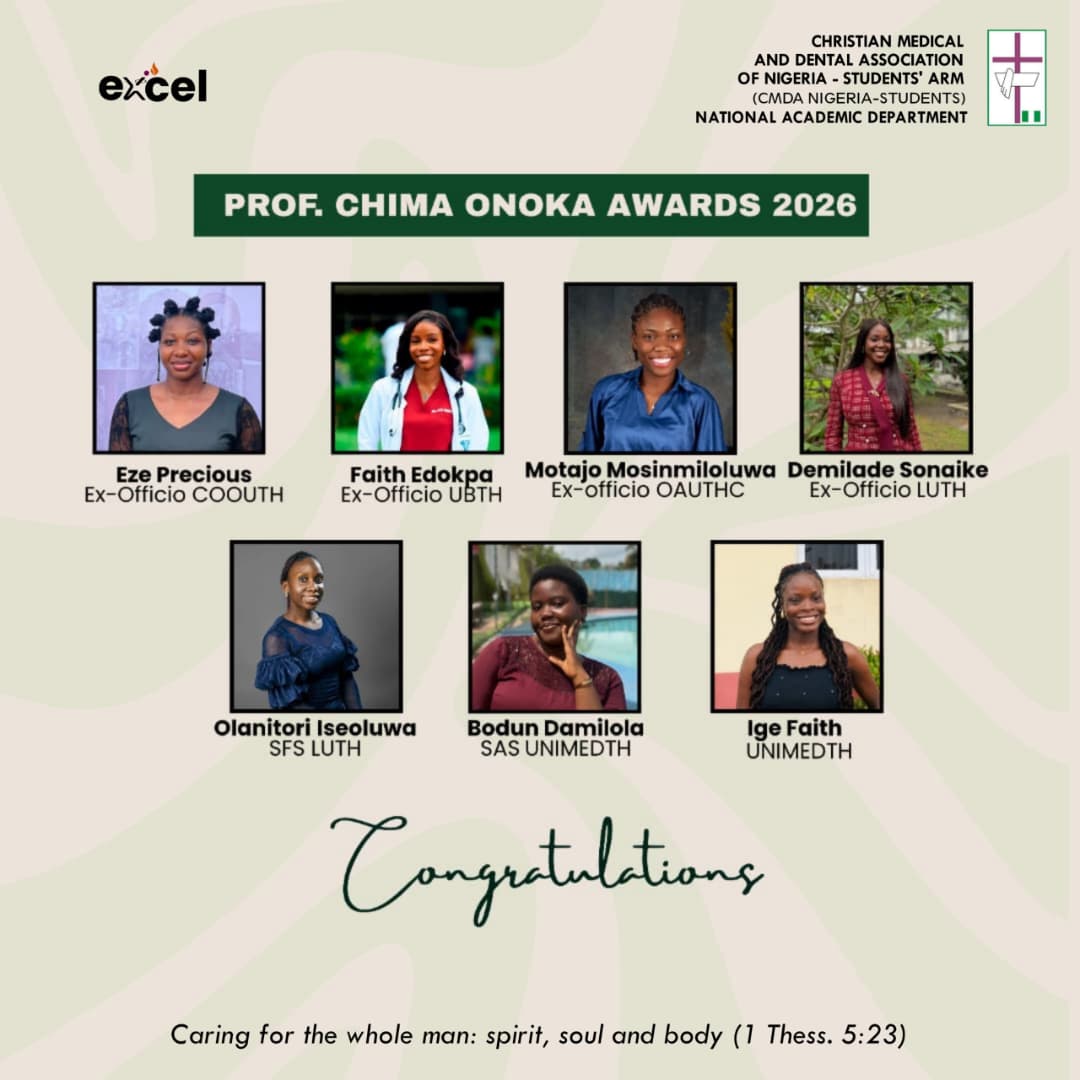 cmdanigeria's tweet photo. 🏆 Prof. Onoka’s CEC Awards celebrates 25 CEC members for outstanding academic excellence while serving in leadership.

From Distinctions to Best Graduating Student awards, their diligence &amp;sacrifice have been recognised and rewarded.

Congratulations to all our award recipients https://t.co/6pLGtxlkb1