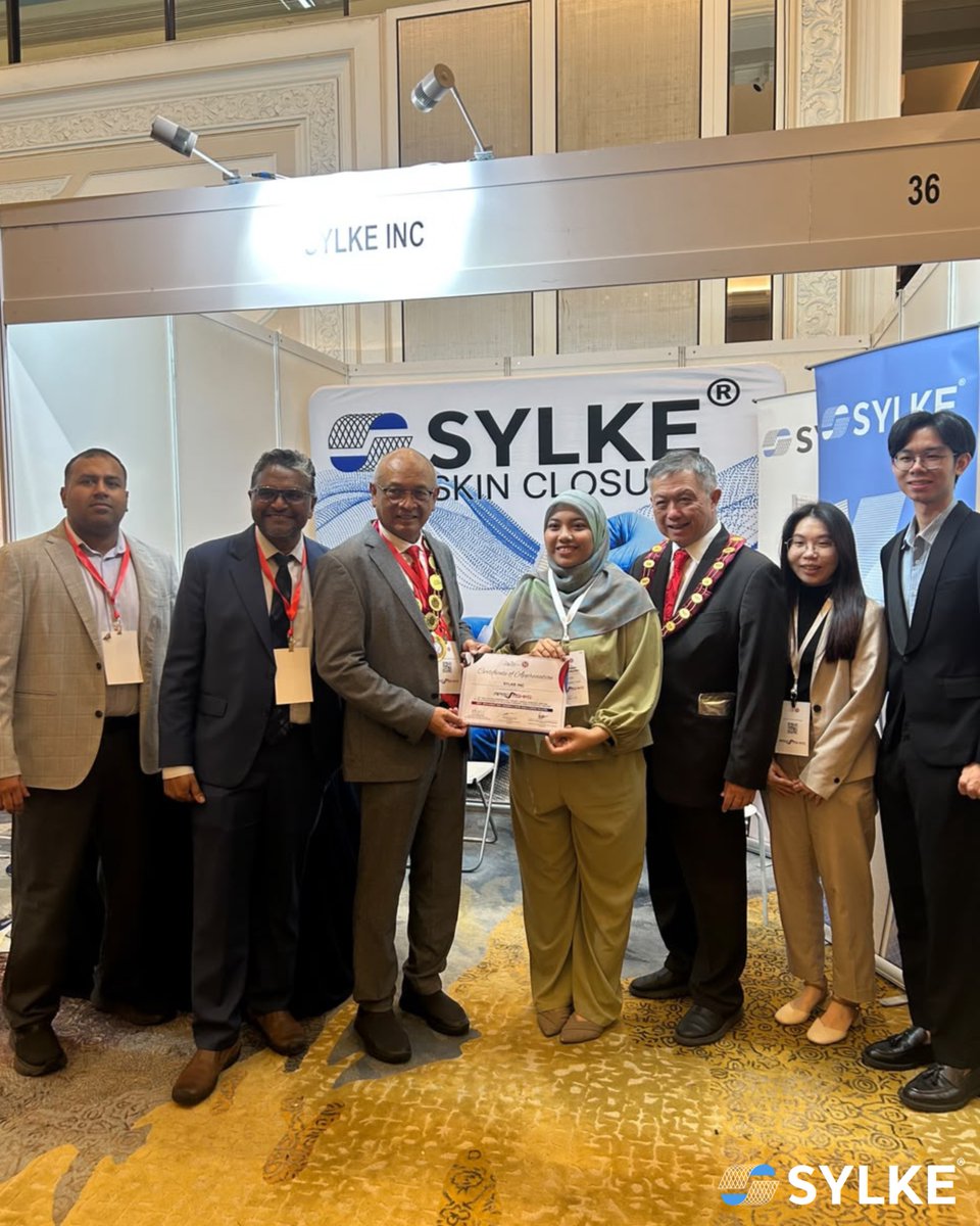 sylkemd's tweet photo. Our Malaysian distribution partner, Edaran Bio-Medik, represented SYLKE® Skin Closure at the 26th Asia Pacific Arthroplasty Society and 5th Malaysian Society for Hip and Knee Surgeons Annual Scientific Meetings.

Over three days, their team welcomed surgeons from across Malaysia and the wider Asia Pacific and gave them a chance to see SYLKE® up close.

Our thanks to the Edaran Bio-Medik team for representing SYLKE® so thoughtfully, and to every surgeon who stopped by to say hello.

Until next time, Kuala Lumpur. 🇲🇾 

#SYLKE #SkinClosure #SilkFibroin #OrthopaedicSurgery #APASMSHKS2026