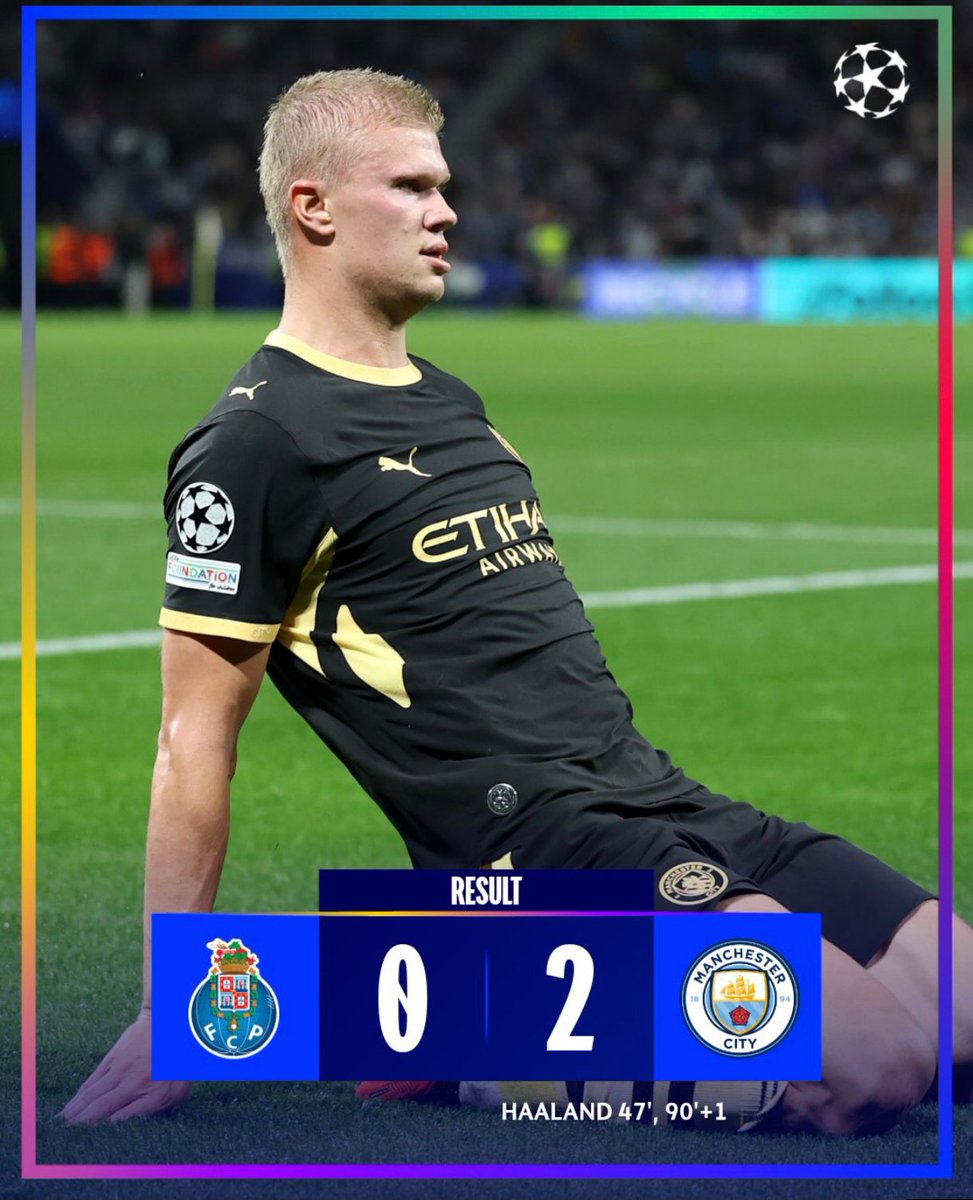 Cesainnn's tweet photo. Ostia el fotógrafo de la champions ha pillado a haaland de escándalo... https://t.co/bruhlXgdbi