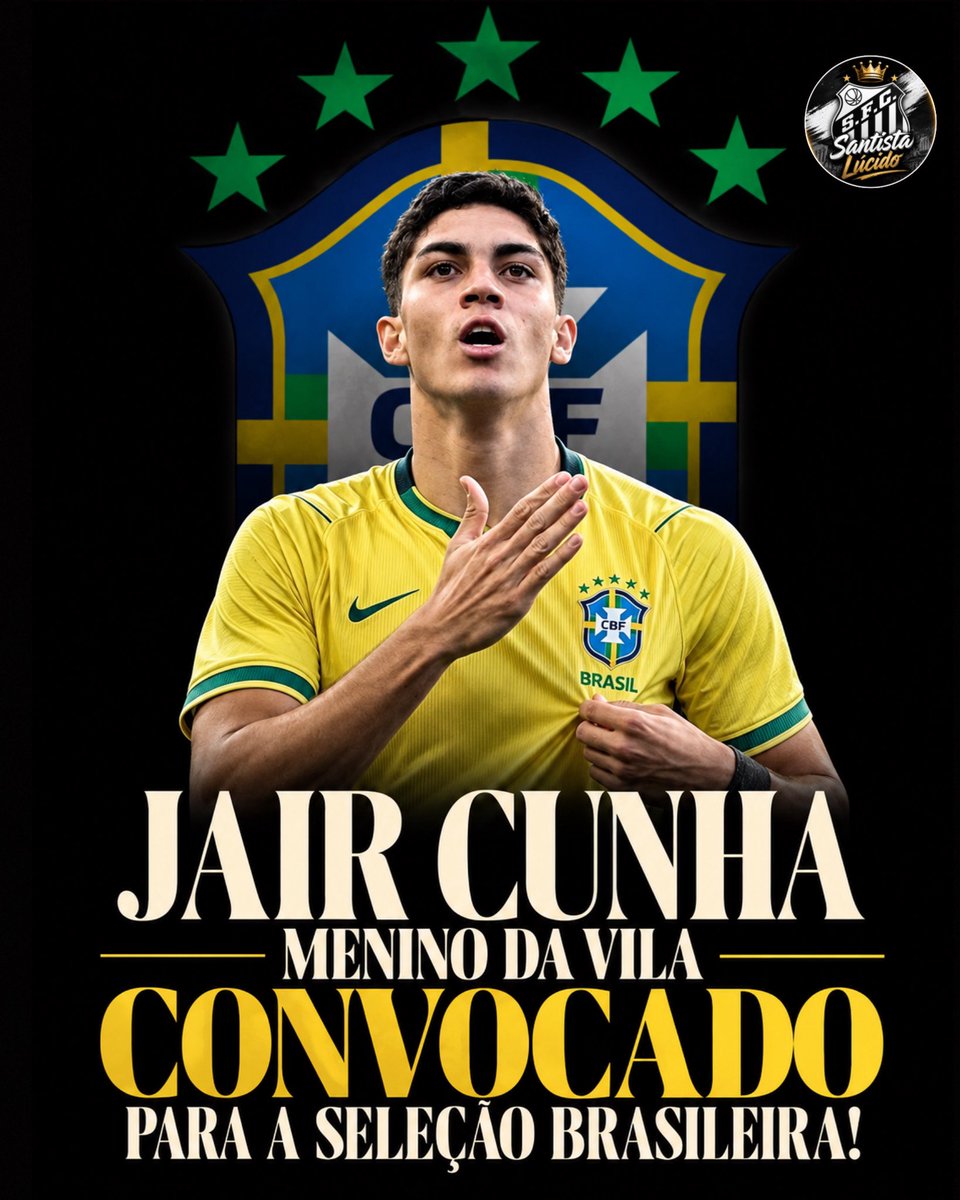 FutebolImp1's tweet photo. 🇧🇷 🏳️🏴 GABRIEL BONTEMPO E JAIR CONVOCADOS! 

Gabriel Bontempo, meia do Santos, está convocado para a Seleção Brasileira, assim como o zagueiro Jair Cunha, revelado pelo Santos e que hoje atua no Nottingham Forest. Boa sorte aos Meninos da Vila! 🙏🏻💪🏻

✅ SIGA @FutebolImp1 CURTA, COMENTE E COMPARTILHE!