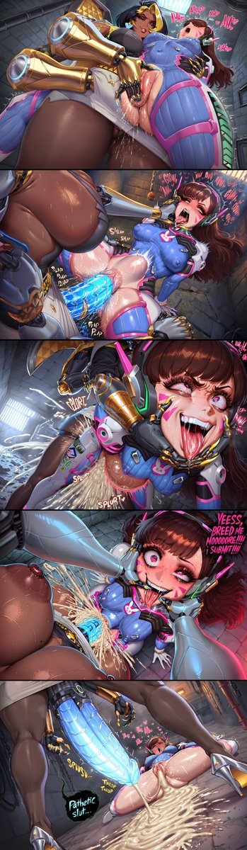 Renzen_Ai's tweet photo. Domina taking very good care of her girls~ 😋

Full 82-image Domina x D. va x Tracer comic set is available below or in bio 🤍 https://t.co/lVoYJbjWkA