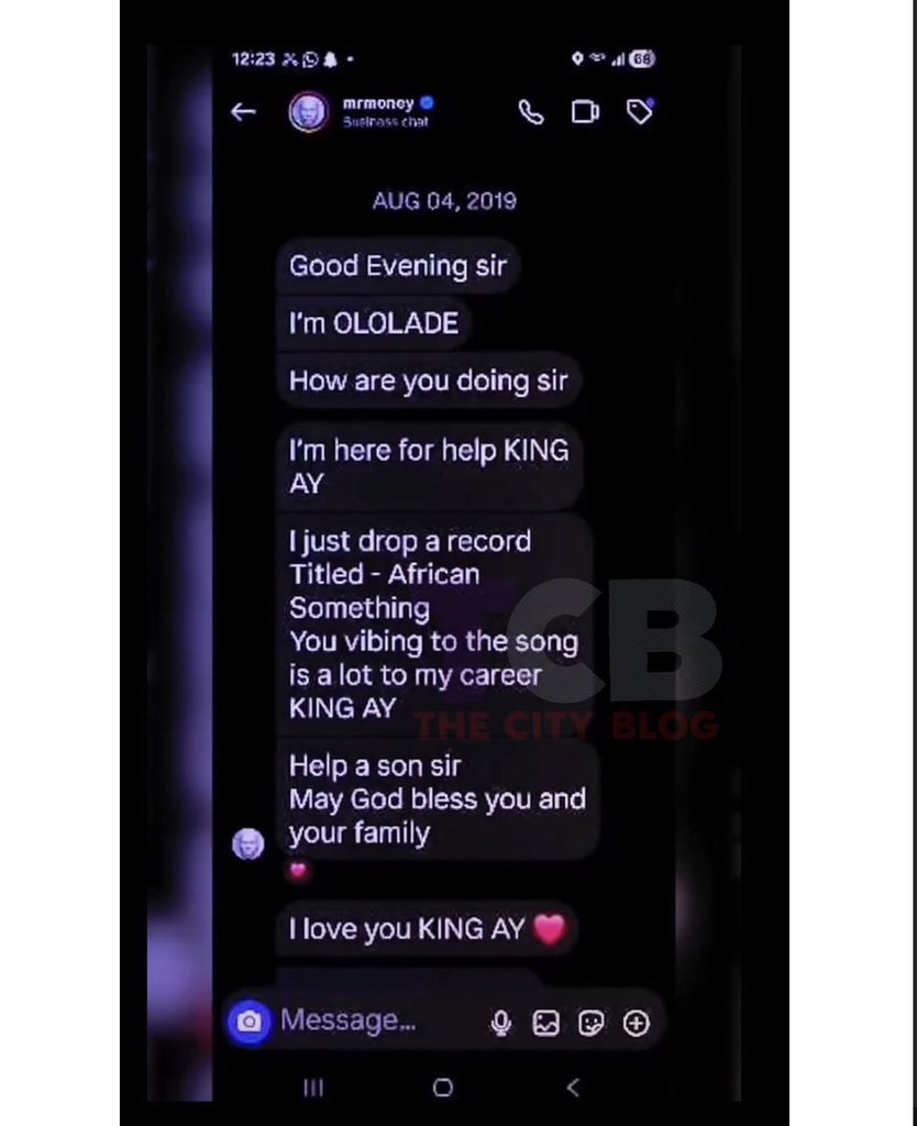 VictoriaAlaba01's tweet photo. Not me once thinking in my life that I won’t go through the shitty part before I make it

@asakemusik asking AY comedian for help back in 2019….so inspiring https://t.co/4VXGwtThC4