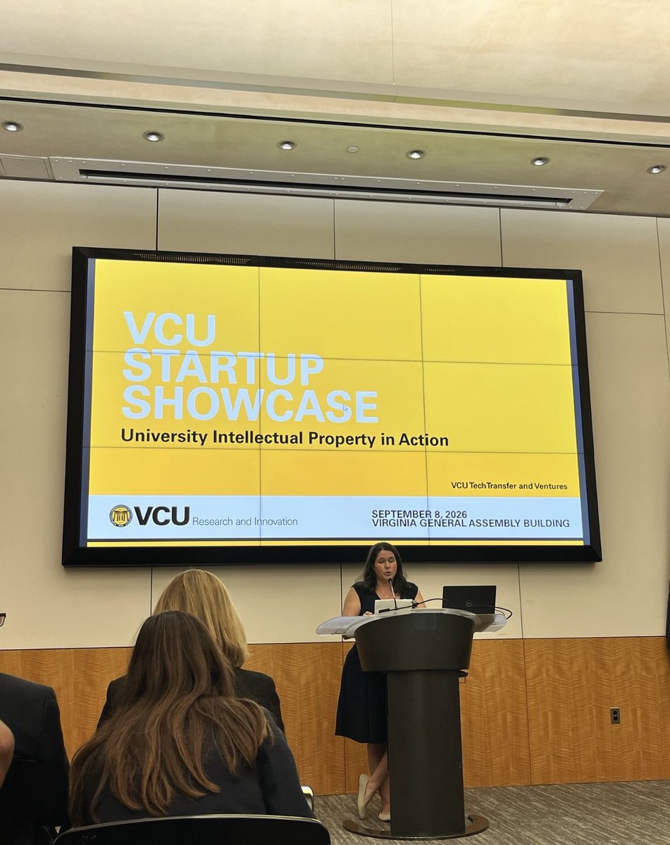LeslieMehtaVA's tweet photo. Yesterday, our staff attended the VCU Startup Showcase at the General Assembly, where VCU-affiliated entrepreneurs shared innovative ideas and real-world solutions. Thank you to Delegate Dougherty for coordinating and helping bring leaders together to support innovation in VA https://t.co/EdD26Fmeku