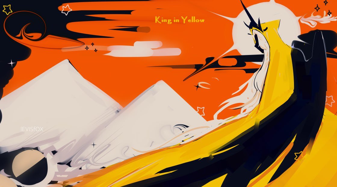 Lev1sFox's tweet photo. Another collection of arts featuring Hastur that I’ve drawn, lol.🧐🧐
#KingInYellow https://t.co/Zc2KhX3x4w