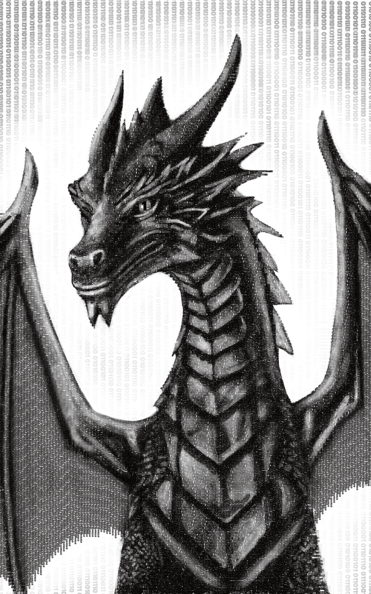 AlexanderWayb's tweet photo. @Arts_by_Sophie Here are a few from the book. They are drawn completly with binary code - that has a hidden message, relating to the story chapters! https://t.co/oxoHZ47jxV