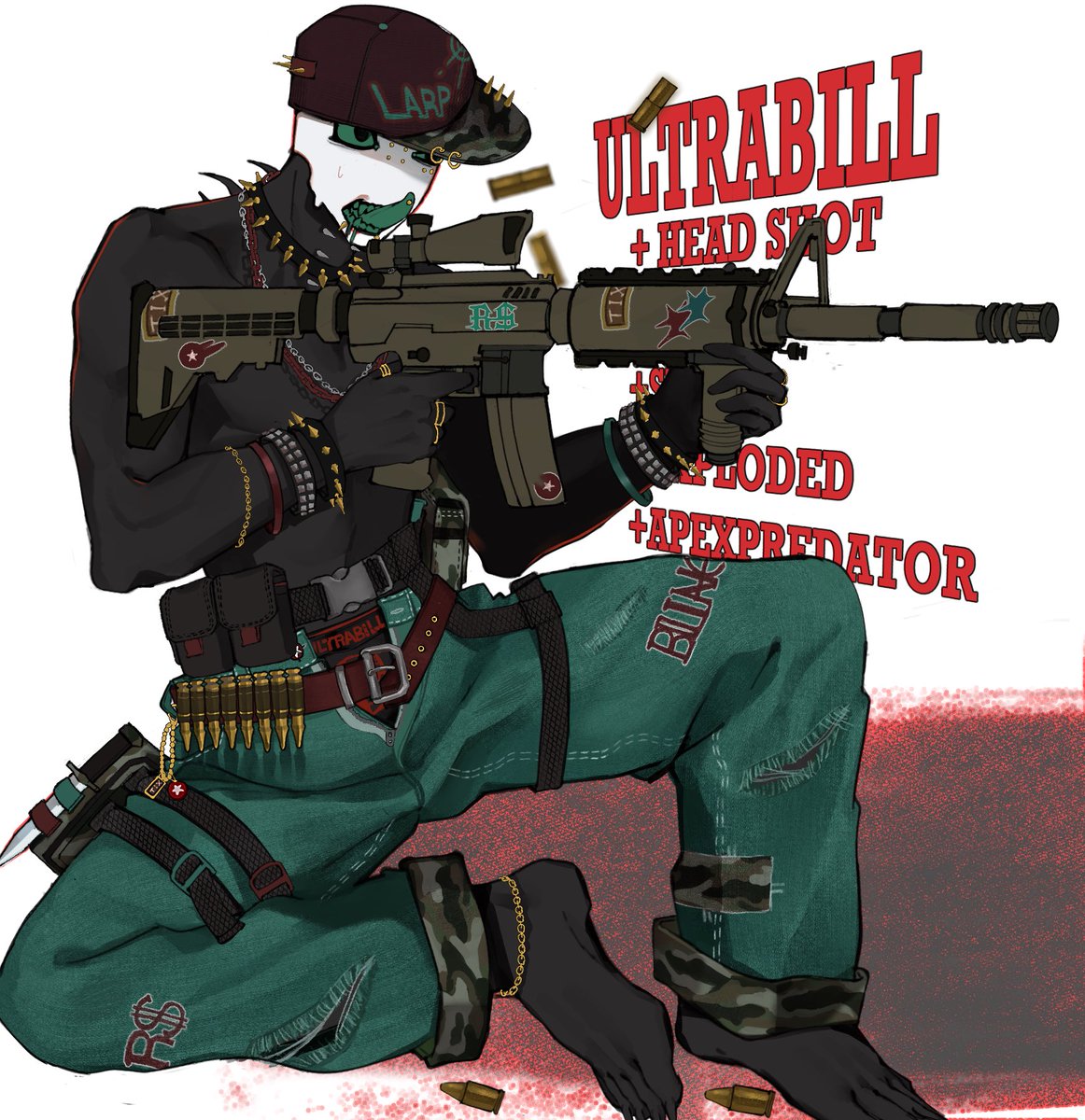 Oiwabox's tweet photo. I tried drawing my Roblox bling avatar but what the hell lmaoo
I wanna give this guy a gun and see him use it https://t.co/uAjOVWsxRj