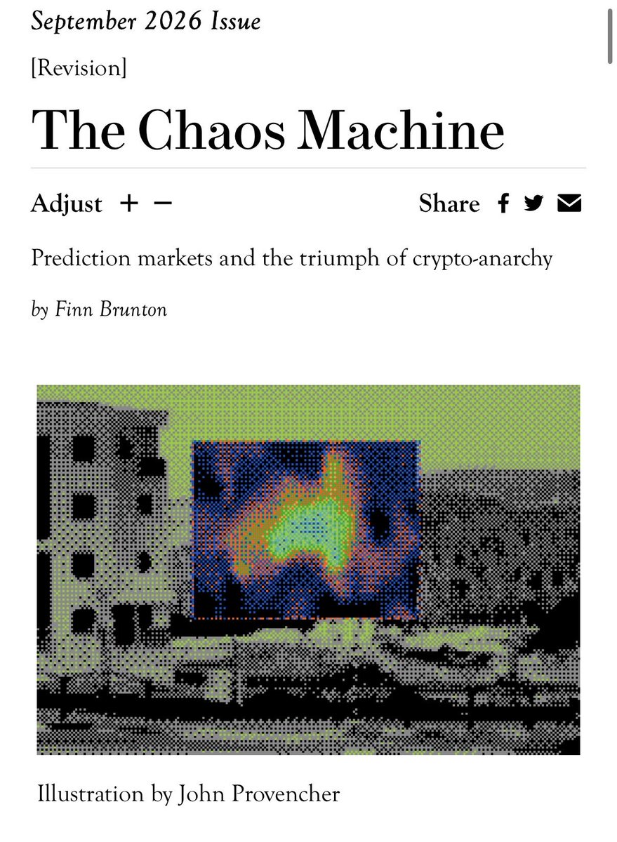 infinite_jaz's tweet photo. I’m reminded of Finn Brunton’s piece in the last @Harpers, about how a prediction market can be used as a tool to crowdsource assassinations. https://t.co/QUx5oU83YF