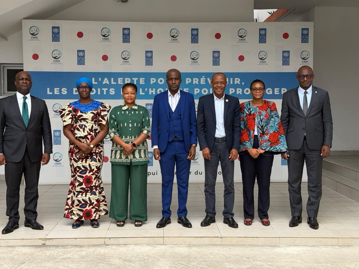 kotchani's tweet photo. J'ai tenu ce jour une réunion avec le secrétaire exécutif du CNDH, Dr. Arsène Néné Bi. La réunion a évoqué la collaboration entre les deux institutions pour 2027: monitoring et rapportage,  migration, formation des nouveaux commissaires et du staff, ainsi que le suivi de l'EPU. https://t.co/kKUsZcnm66