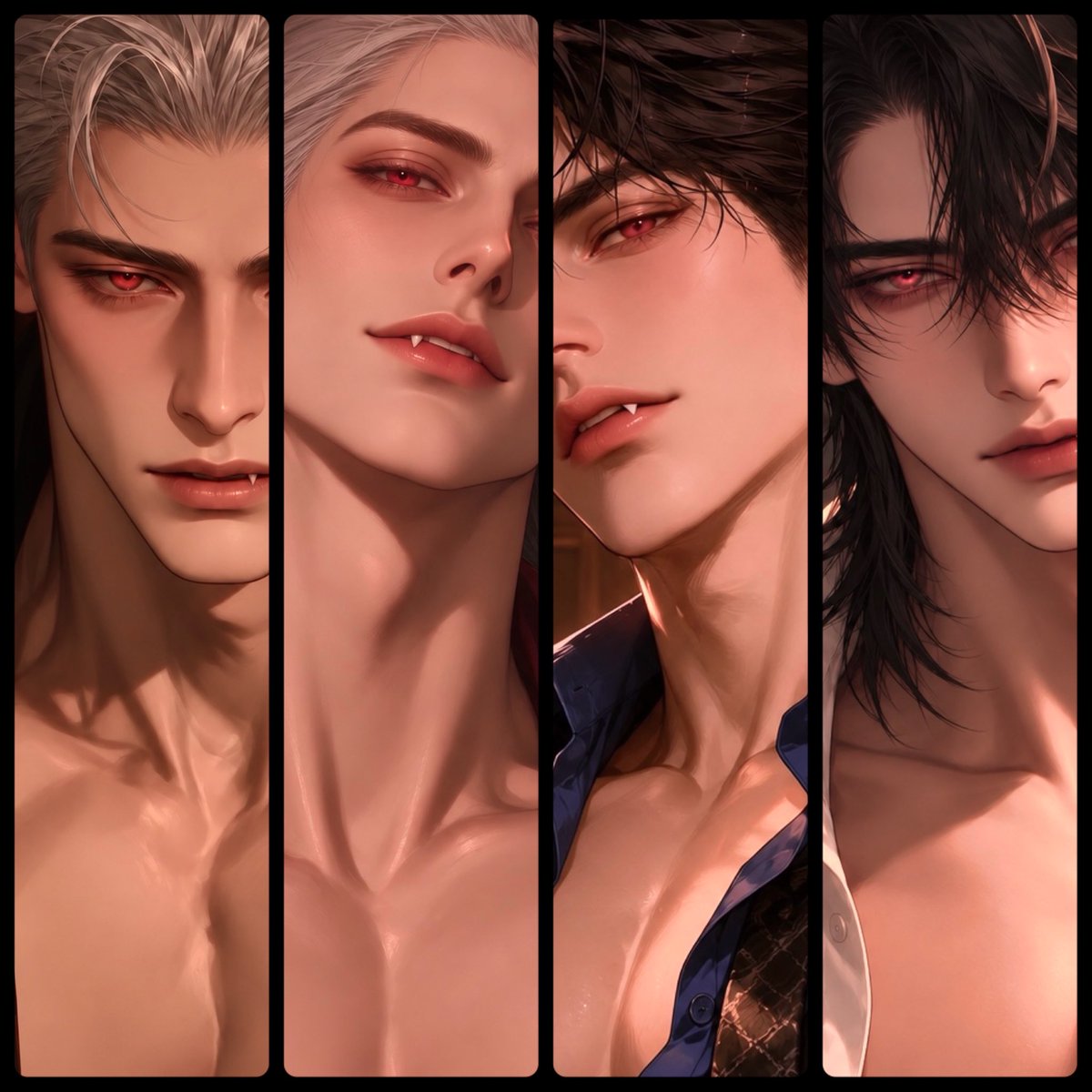 RIEL_Garden's tweet photo. 百年に一度��聖痕を持つ者は《血の花嫁》として魔物の国へ送られる。
迎えるのは、魔物社会を束ねる吸血鬼の当主と三人の息子。
彼らは花嫁を守り、甘やかし、慈しむ。
――ただしその血も、その身も、最初から“我らのもの”。
#Whif
https://t.co/PMiloNEs1N https://t.co/tlS1JVBTEa
