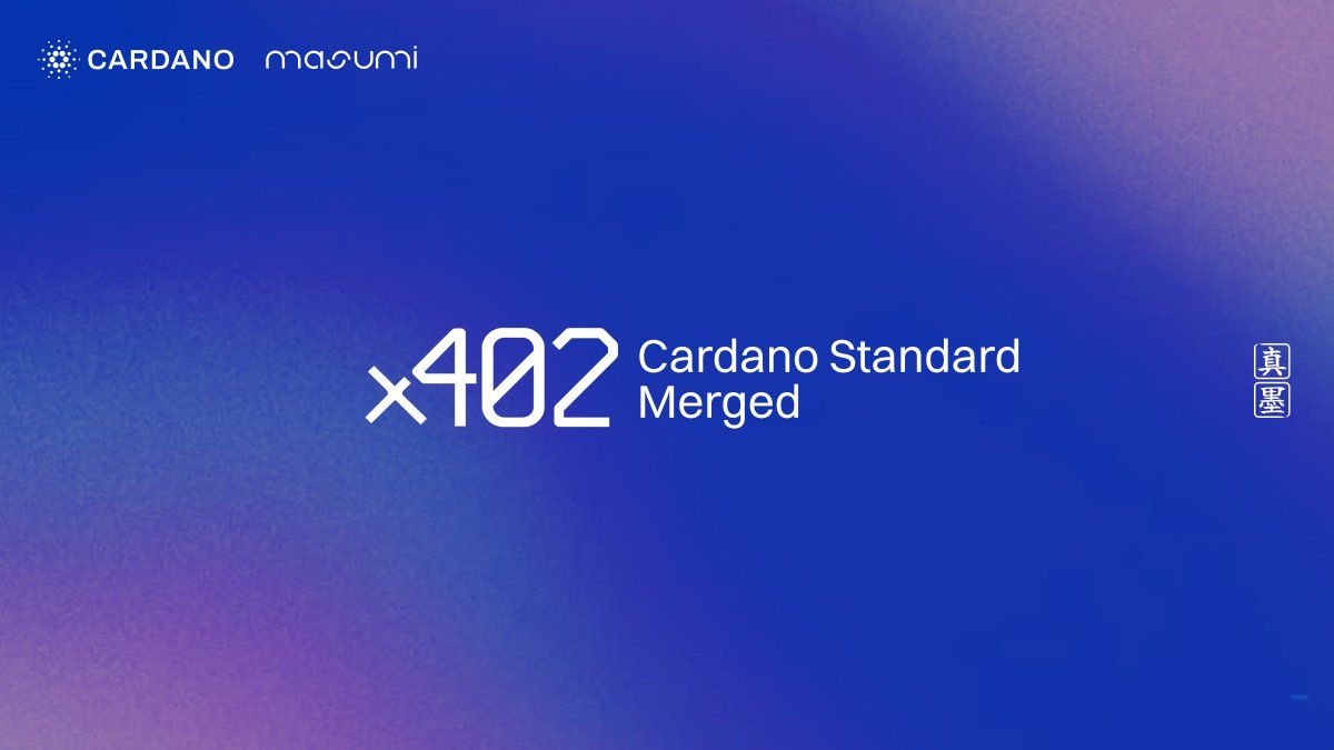 Padierfind's tweet photo. Good Morning

Cardano (with Masumi) has now been merged as a working implementation into the official x402 repository. 

Previously only the specification was in there but now Cardano is also available via the official x402 packages in various programming languages. 

https://t.co/qW6FGsDo2c