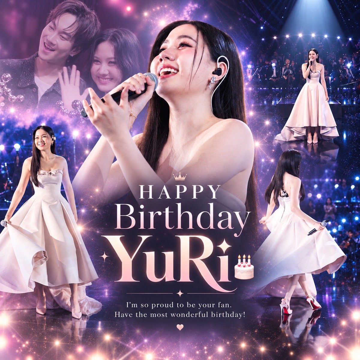 J_E5's tweet photo. HBD น้องยูคนสวย คนเก่ง คนน่ารัก 

#18thWithOurYURI
#YuriJiaranai #ยูริเจียระไน
#AF2026 #TrueAF2026 https://t.co/ZR6z02mLnk