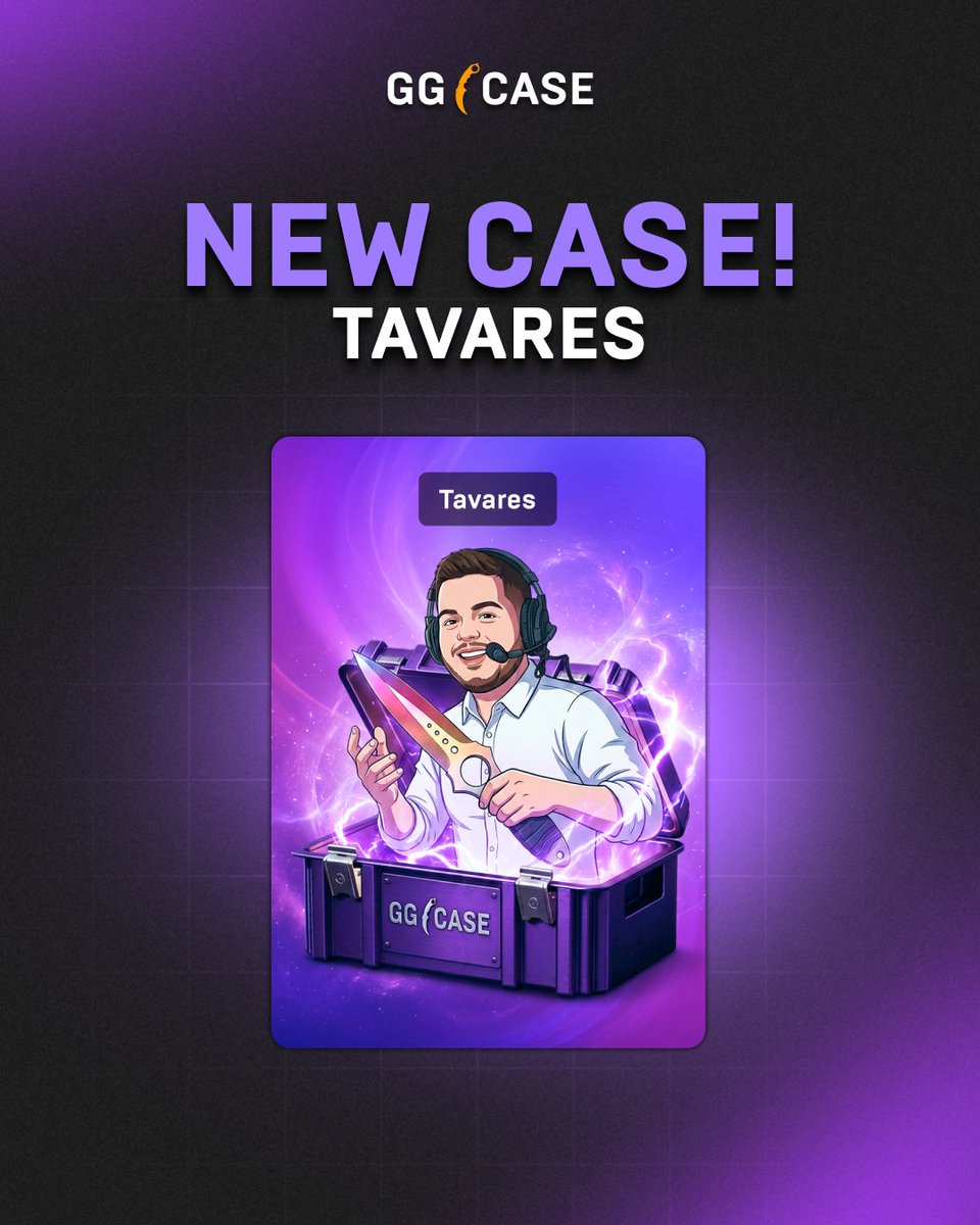 ggcasecom's tweet photo. 🔮 Something new just arrived at GGCASE...

Tavares and GGCASE aligned the stars and created an exclusive case unlike anything you've seen before ✨

Start opening today!

#cs2 #skins #esports #counterstrike #csgo https://t.co/Wo8xcSOF8P