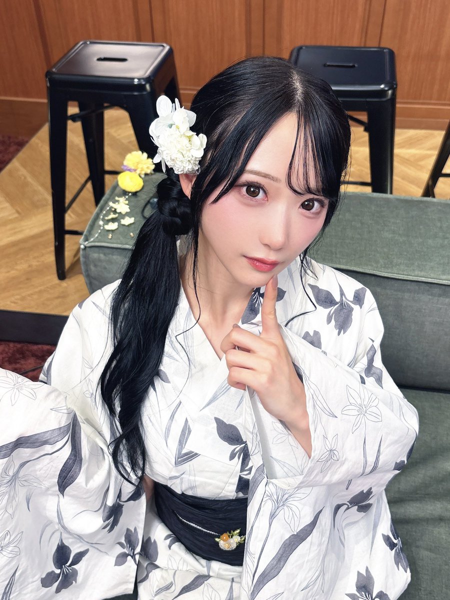 hashimoto_maki_'s tweet photo. #れいんつるーむ　ありがとうございました！📺

夏恒例の(?)浴衣で胸キュンセリフどうだったかな👘💭

今週もたくさんコメントやギフト、タワーで盛り上げてくださりとても楽しかったです！

葡萄美味しかった(  ᐡᴗ  ̫ ᴗᐡ)🍇♡₊˚✩⊹

#RainTree #れいんつるーむ https://t.co/wEGVi62fcH