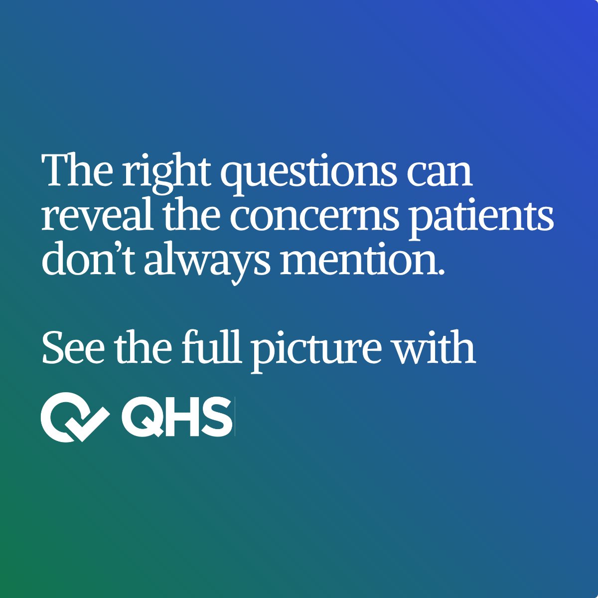 QHSLabInc's tweet photo. QHS digital assessments help primary care providers gather a more complete picture of the patient’s health—before the conversation begins. Learn more here 👉 https://t.co/0zxVt9eTMb

#PrimaryCare #PreventiveCare #MentalHealthScreening #PatientEngagement #HealthcareTechnology https://t.co/elTF9QAX7Y