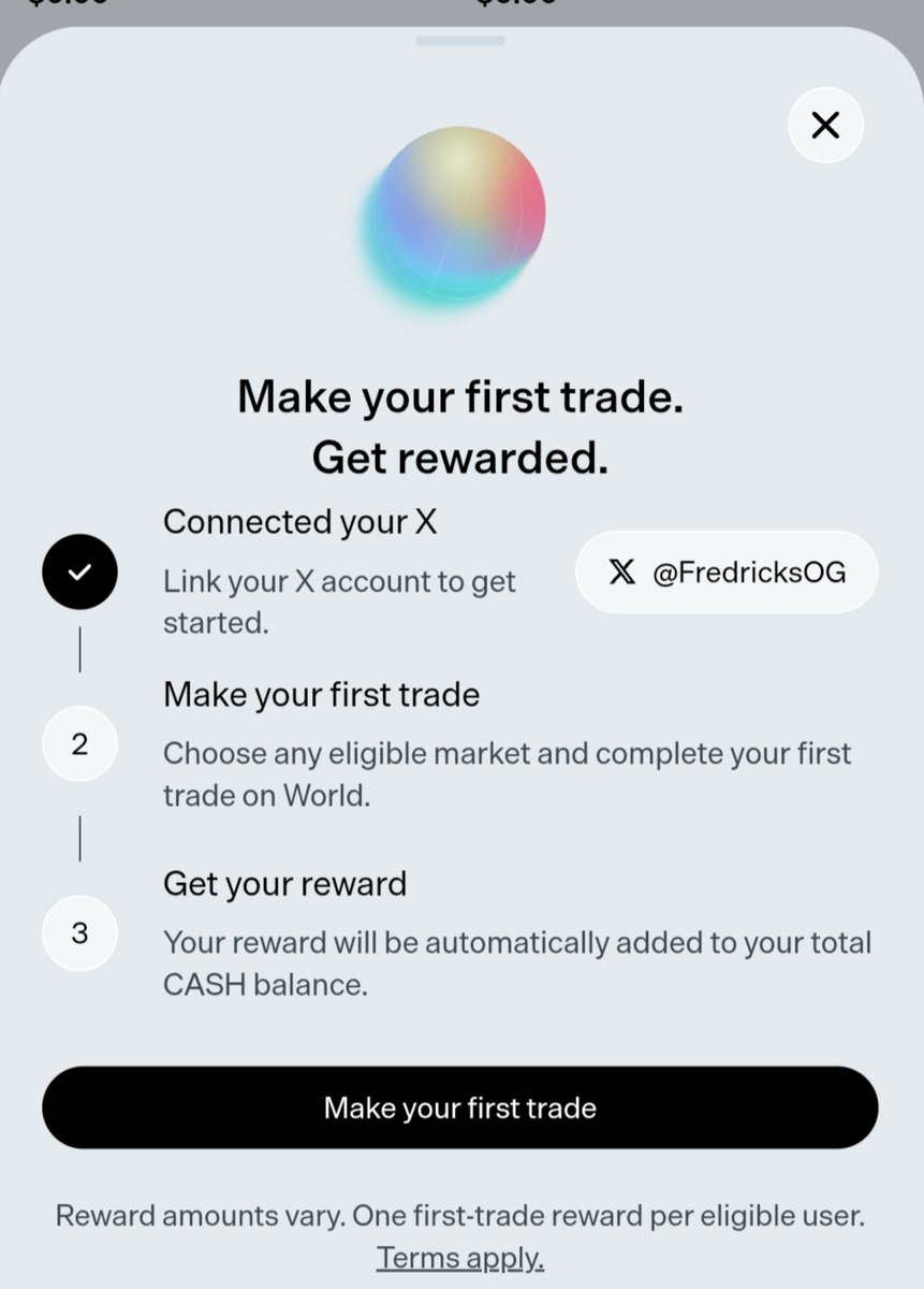 FredricksOG's tweet photo. Get a surprise airdrop from @world_xyz now

> Create your World account using  
https://t.co/puA56vrBuE
> Connect your X account 
> Make a trade 
> Keep an eye out for the surprise  

Solana is the new world. https://t.co/2NV5Bm3Qr1