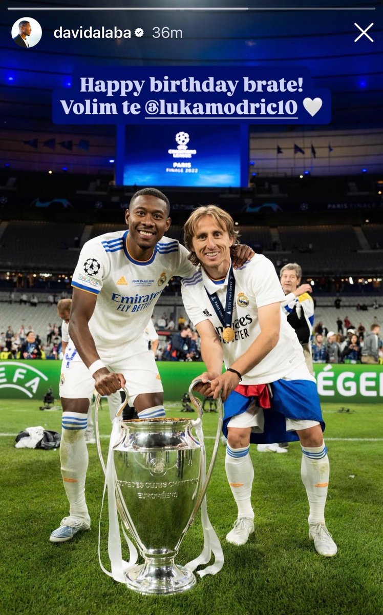 MadridXtra's tweet photo. David Alaba on IG. 🤍 https://t.co/pmrfiOvhBd