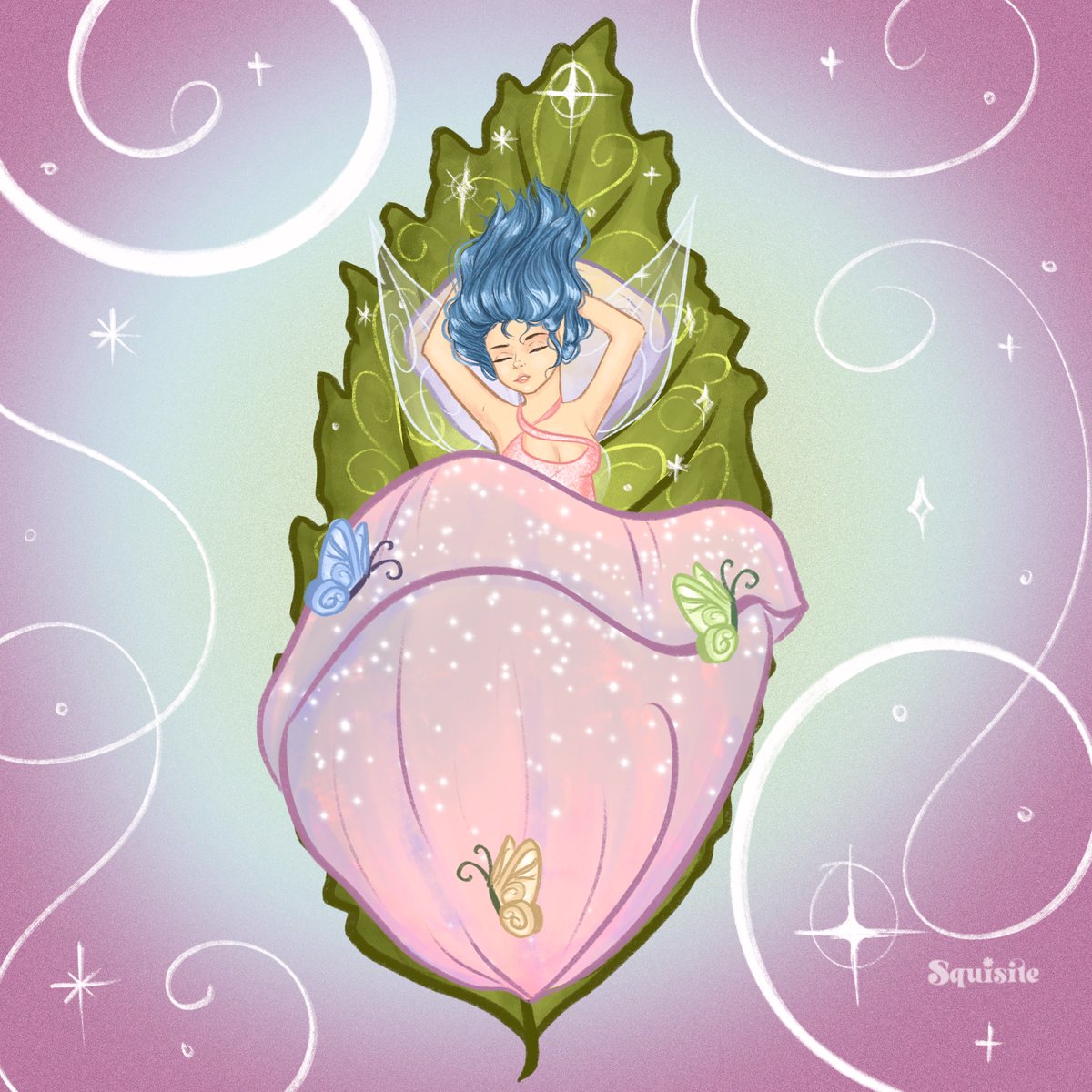 Squisite_art's tweet photo. Slept the whole afternoon today 

#fairy #whimsy #artㅤㅤㅤㅤ https://t.co/vkhwiv6Kvb