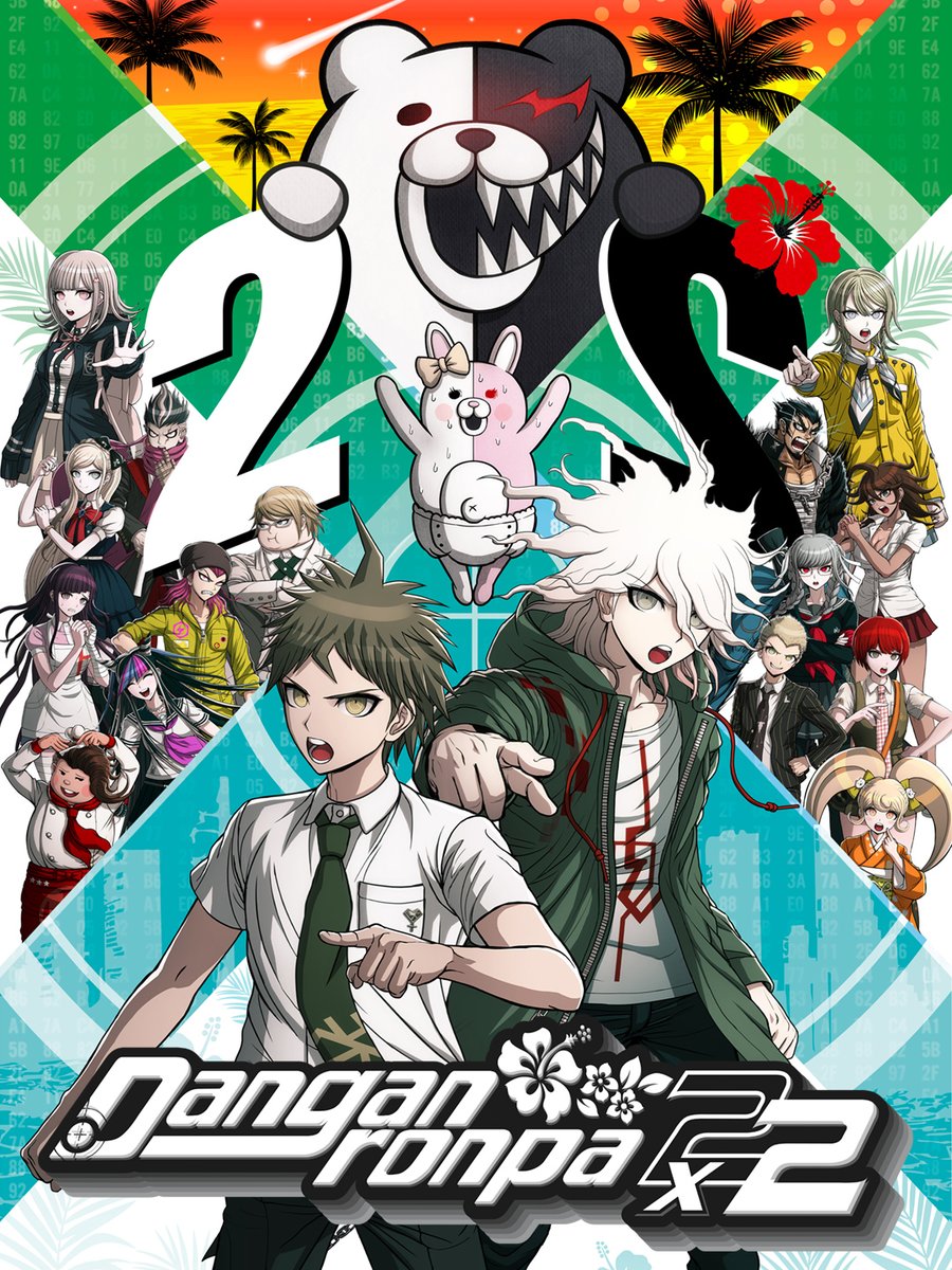 NintendoEurope's tweet photo. Sun, sea and…Slayhem!? #Danganronpa2x2 arrives January 14th, 2027 on #NintendoSwitch2 and #NintendoSwitch. https://t.co/xQW7J74vKa