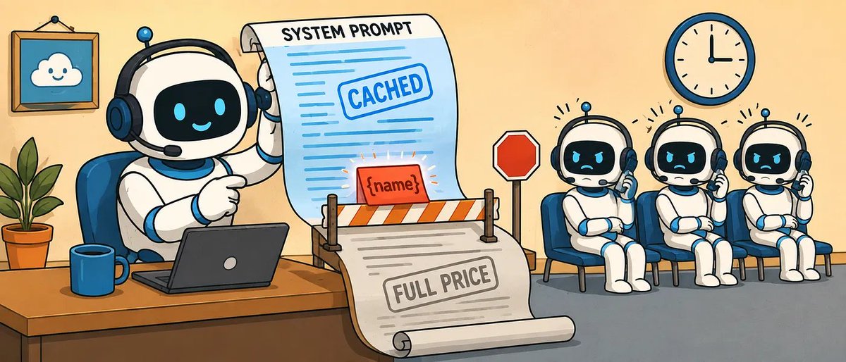 Programmerraja's tweet photo. How We Doubled Our Cache Hit Rate for Voice Agent When Pre-Warming Wasn’t Enough

https://t.co/ePwoRQZjUp

#Cache #LLM #azure #costsaving #vocieAgent https://t.co/p6JBl48laO